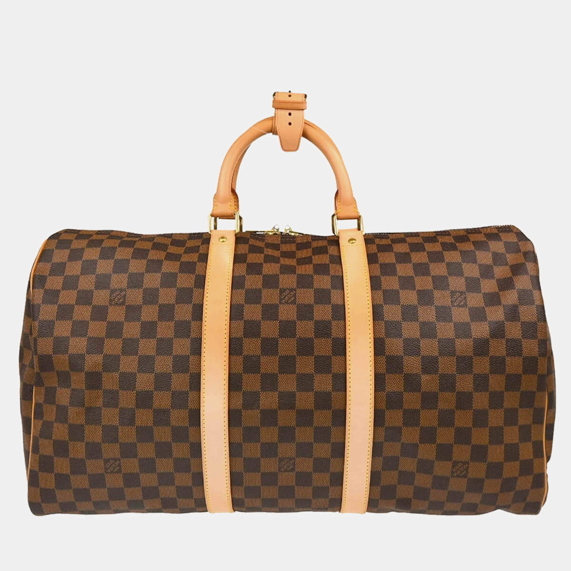 Louis Vuitton Damier Keepall 50 Travel Duffle Handbag