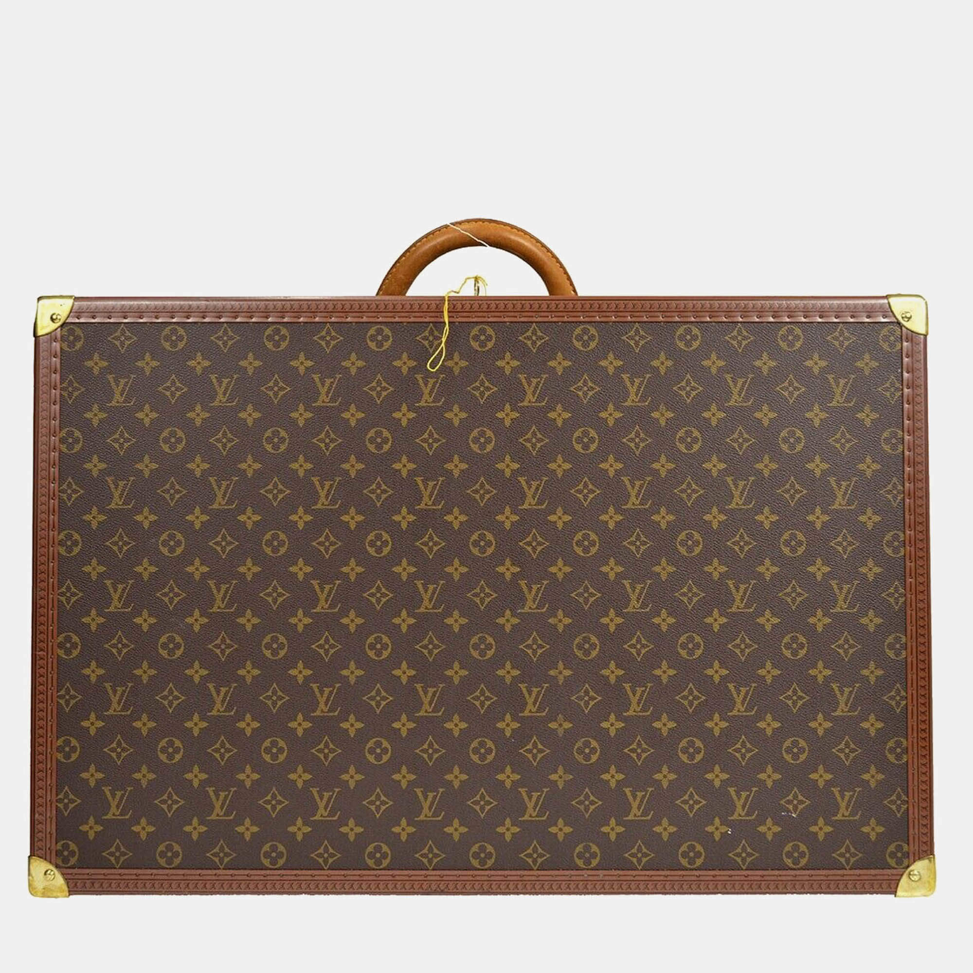 Louis Vuitton Monogram Bisten 70 Trunk Luggage Suitcase