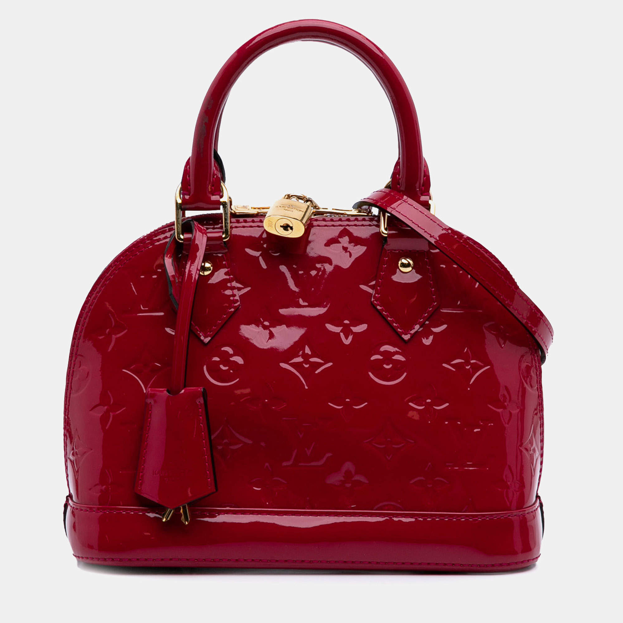 Louis Vuitton Pink Monogram Vernis Alma BB