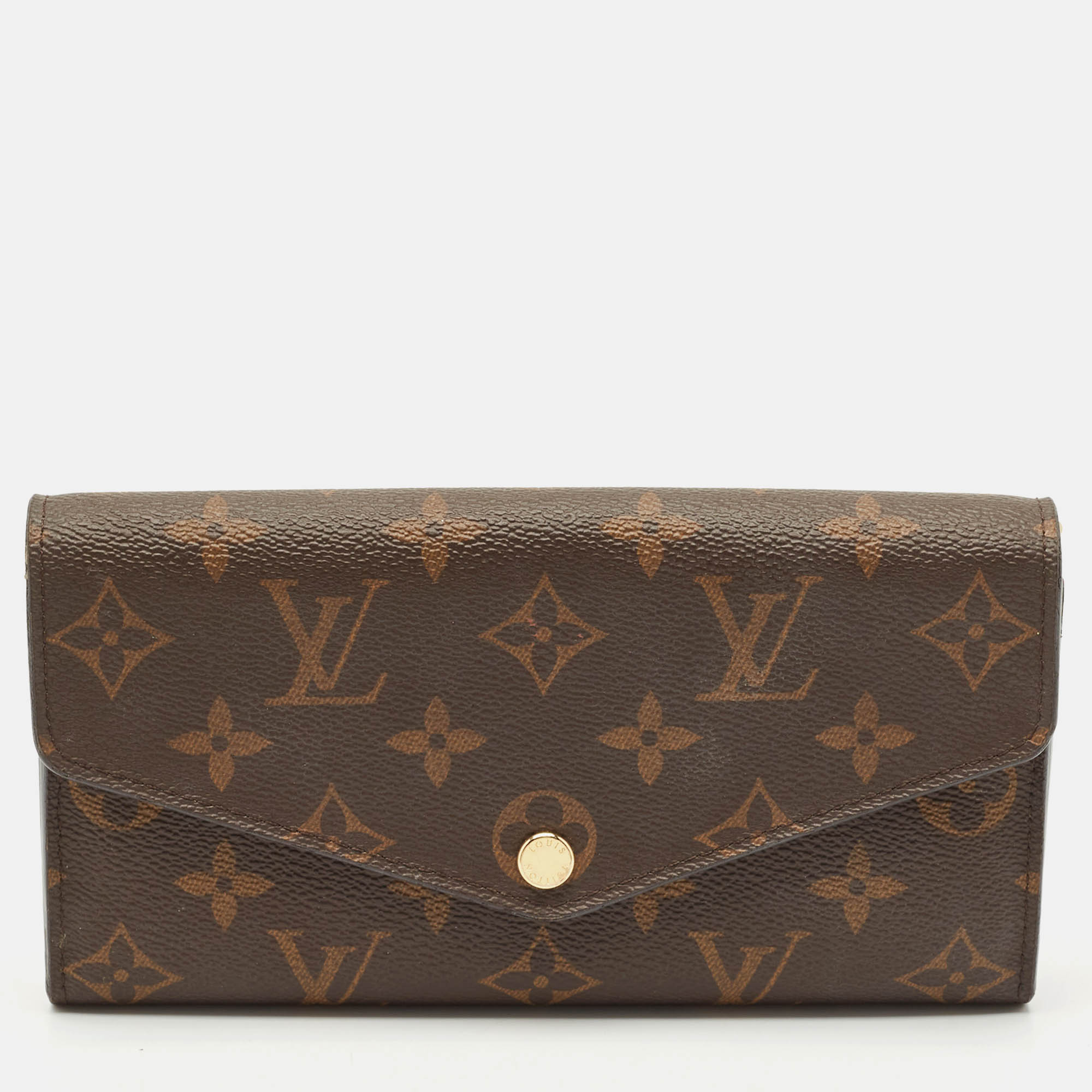 Louis Vuitton Monogram Canvas Sarah Long Wallet