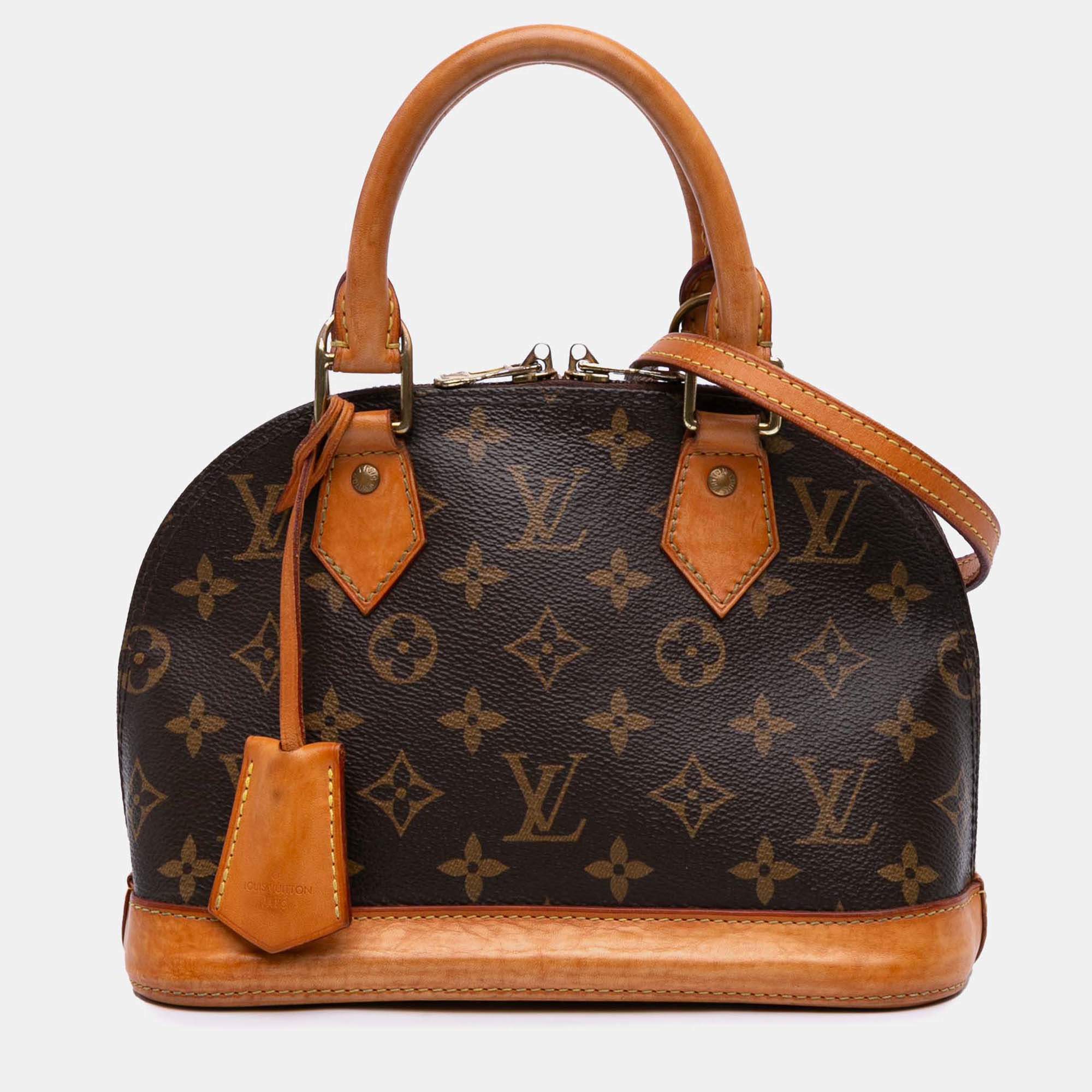 Louis Vuitton Brown Monogram Alma BB
