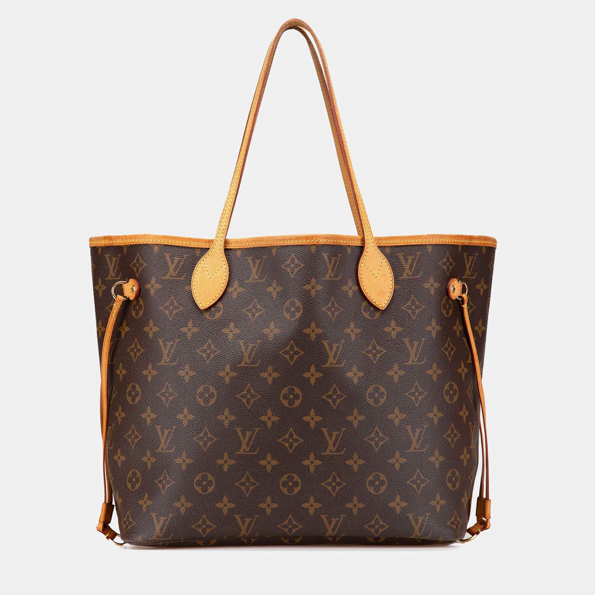 Louis Vuitton Brown Monogram Neverfull MM