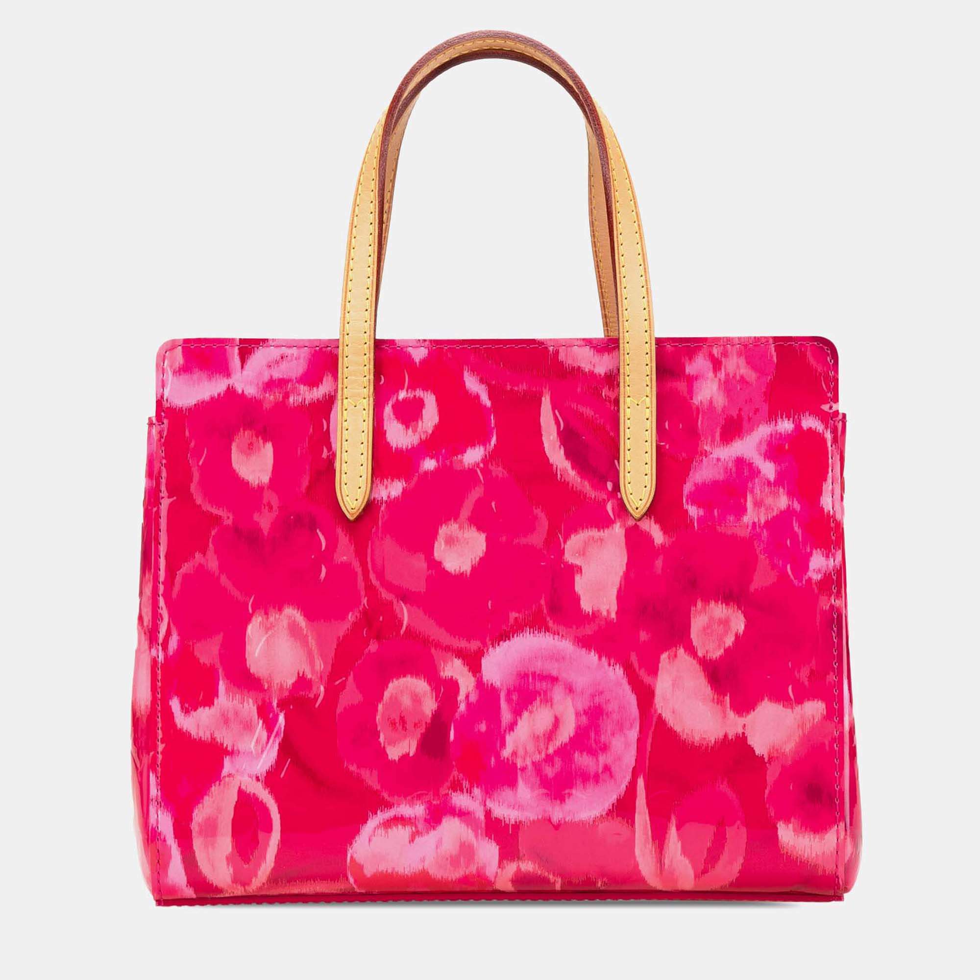 Louis Vuitton Pink Monogram Vernis Ikat Catalina BB