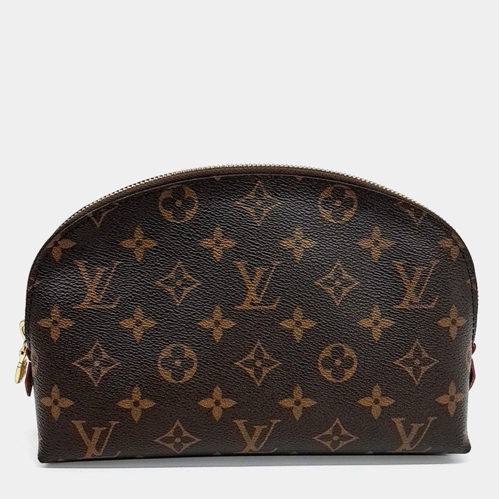 Louis Vuitton Brown PVC Monogram Cosmetic Pouch