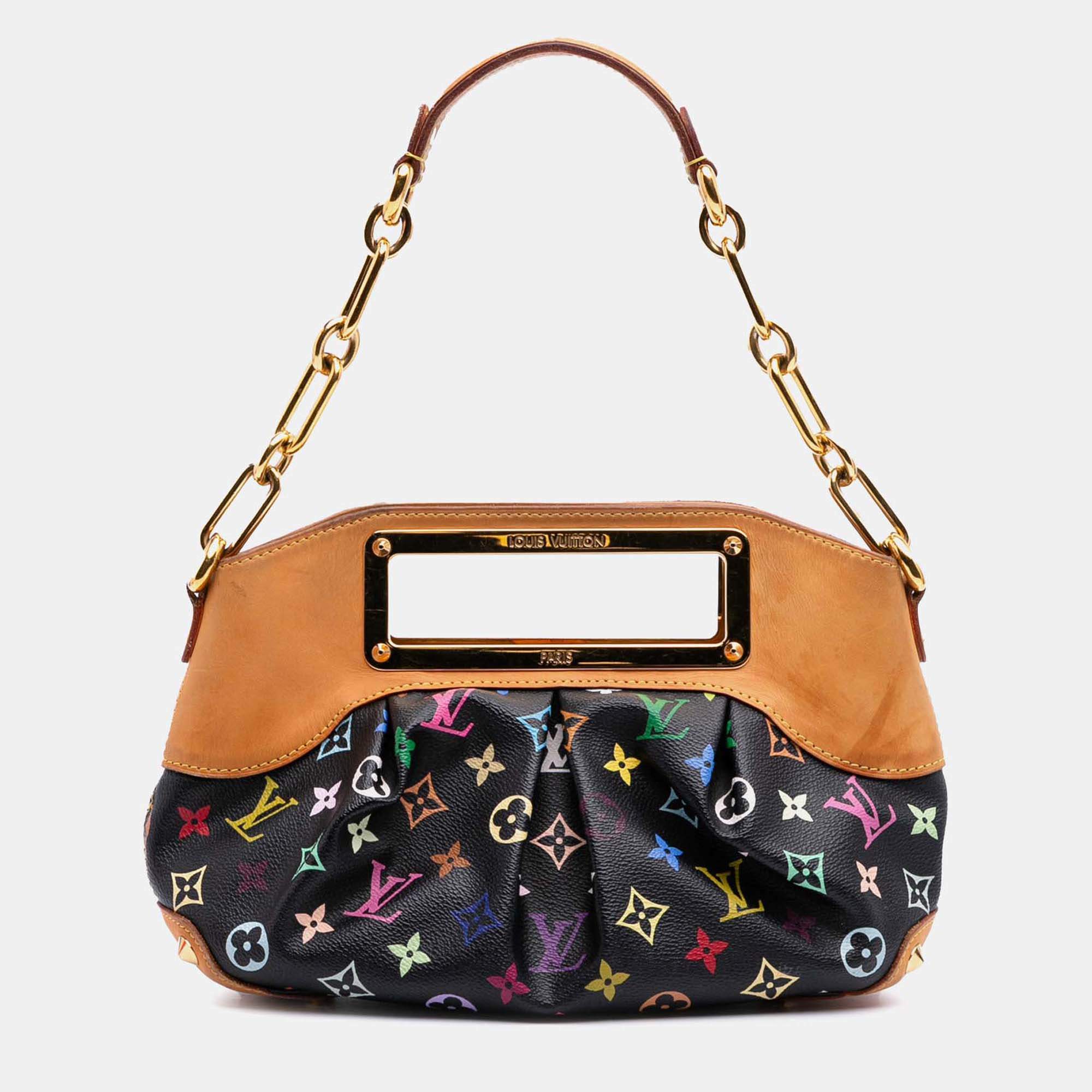 Louis Vuitton Black/Brown Monogram Multicolore Judy PM