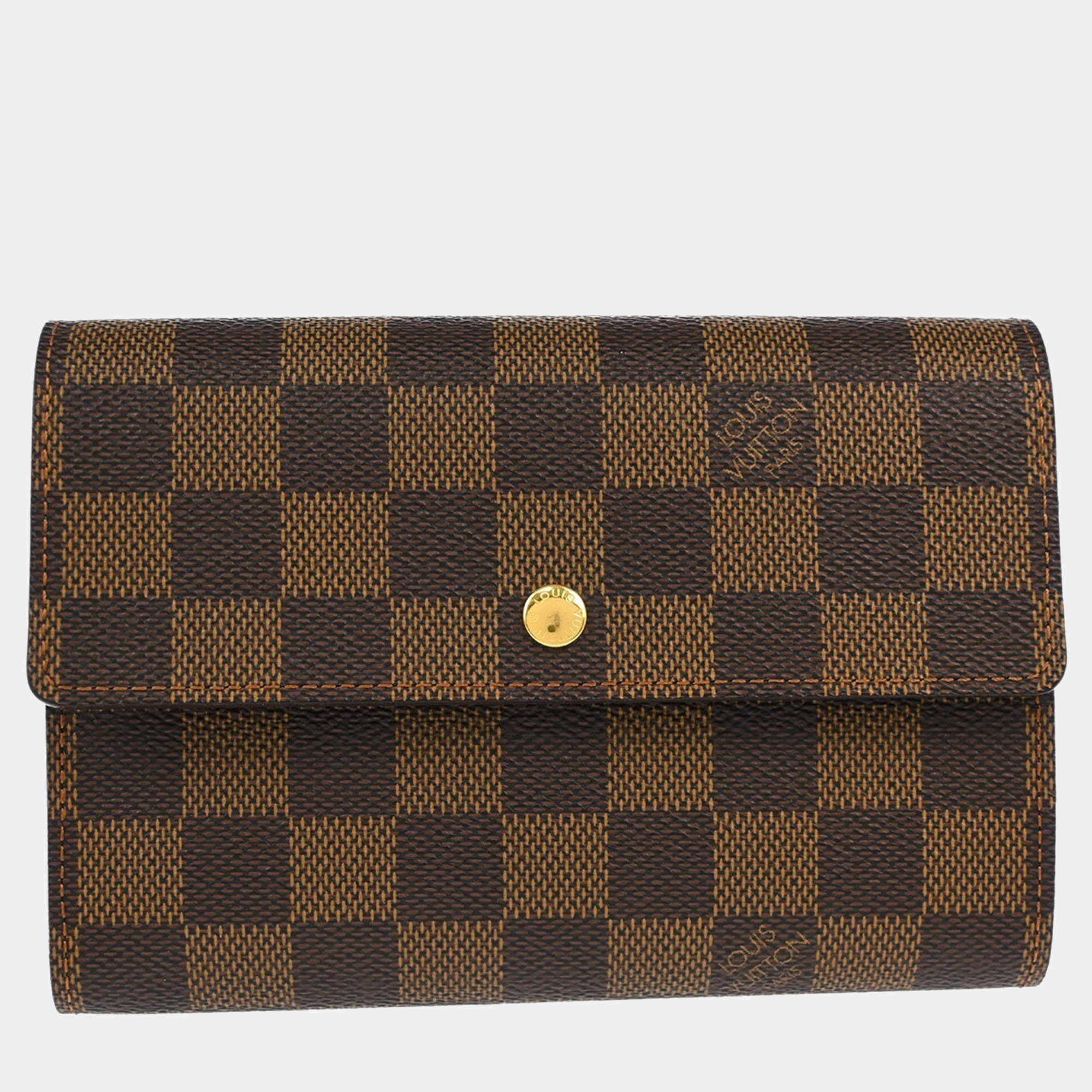 Louis Vuitton Damier Ebene Canvas Wallet