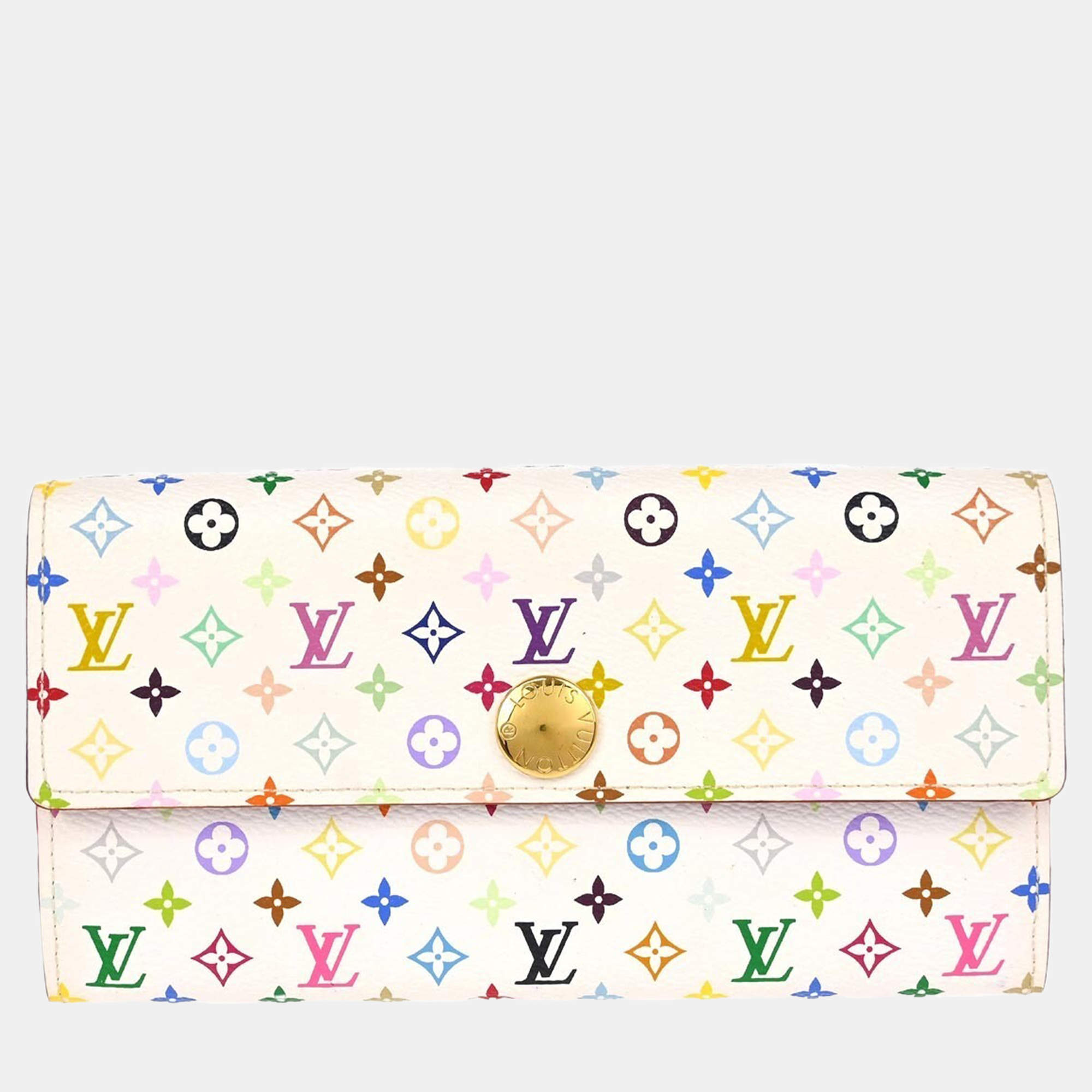 Louis Vuitton Portefeuille Sarah Multicolor Canvas Wallet