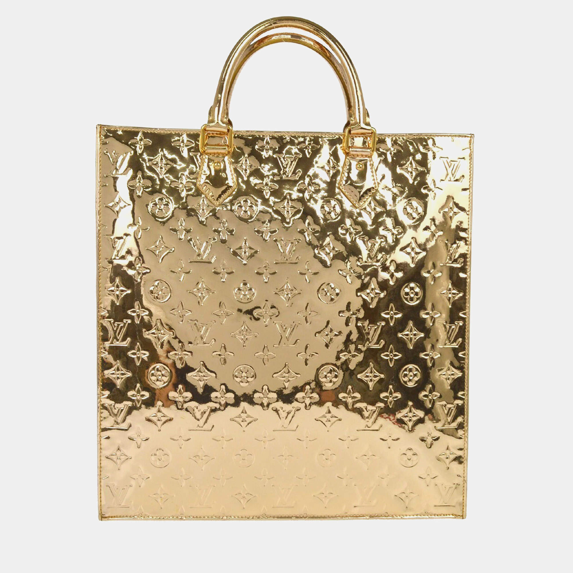 Louis Vuitton Miroir Sac Plat Gold Monogram Tote Bag