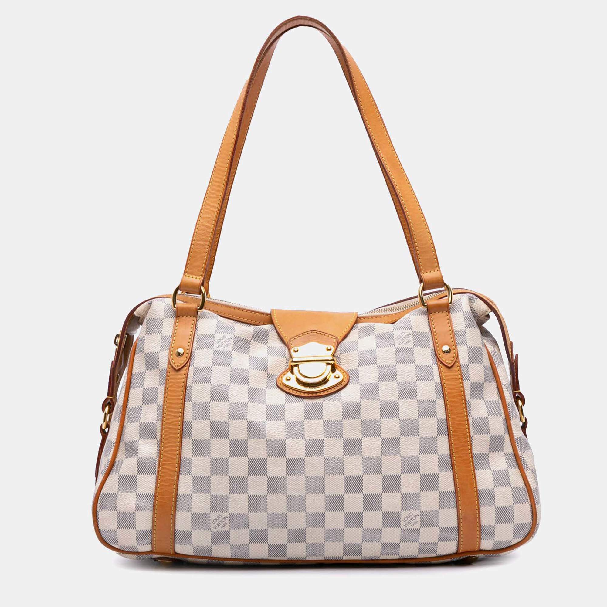 Louis Vuitton White Damier Azur Stresa PM