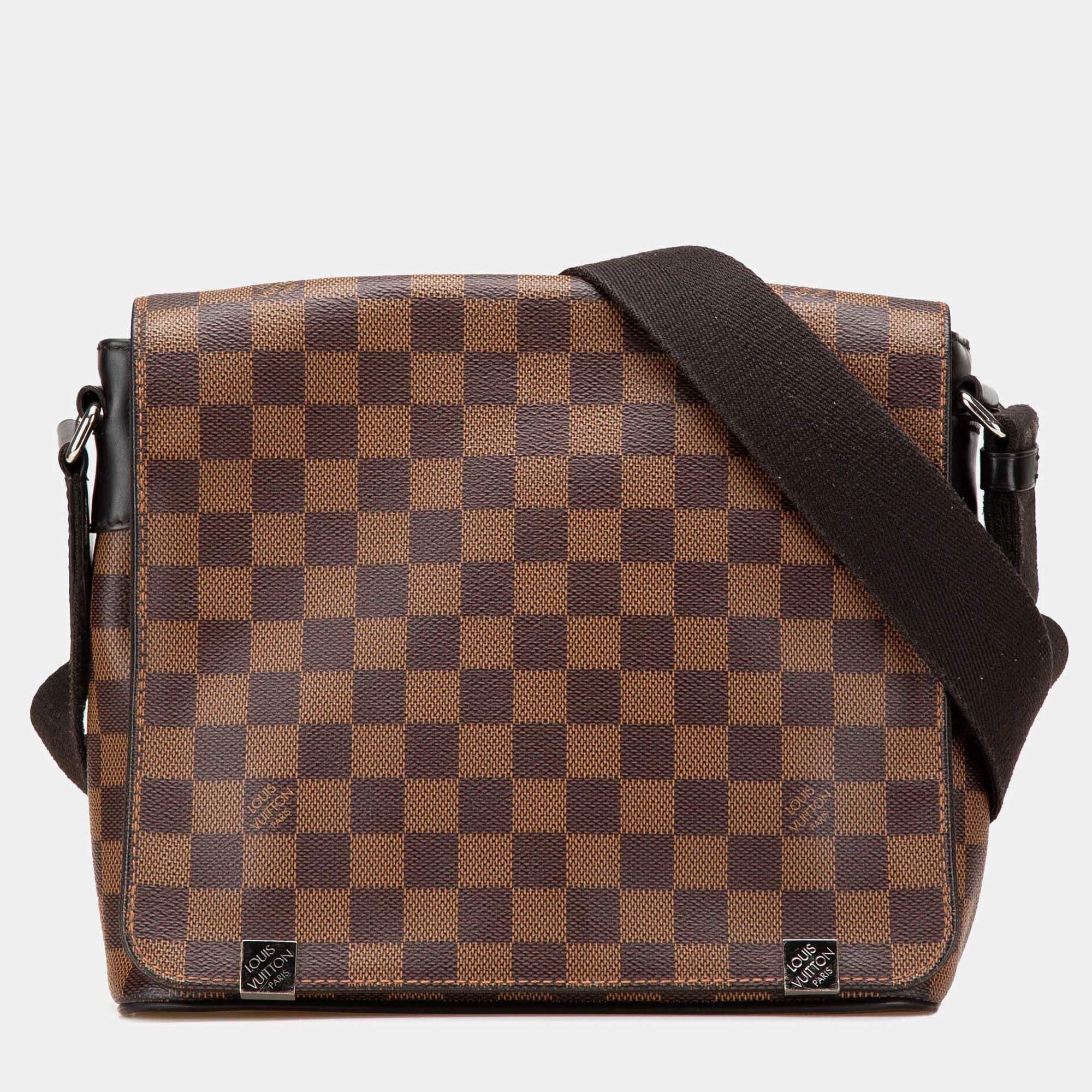 Louis Vuitton Brown Damier Ebene District PM