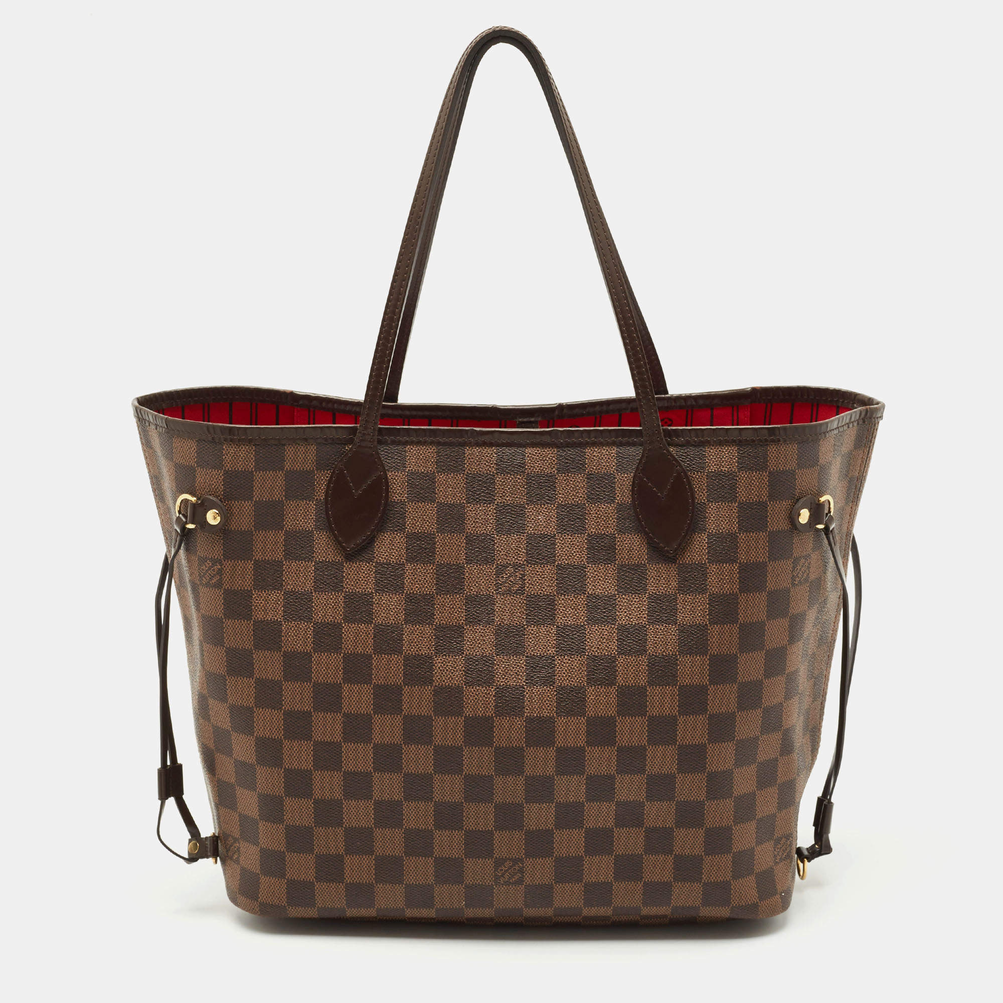 Louis Vuitton Damier Ebene Canvas Neverfull MM Bag