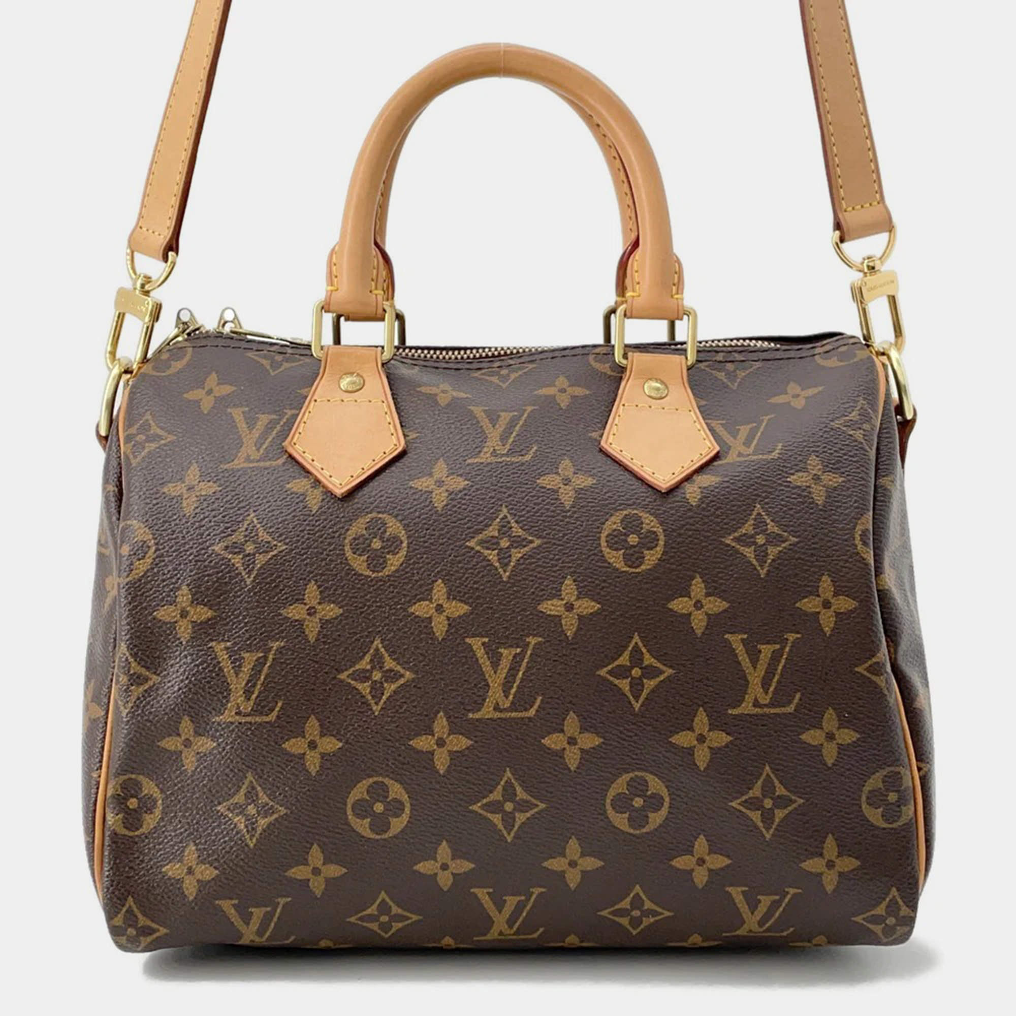 Louis Vuitton Speedy Bandouliere 25 Brown Monogram Canvas Shoulder Bag