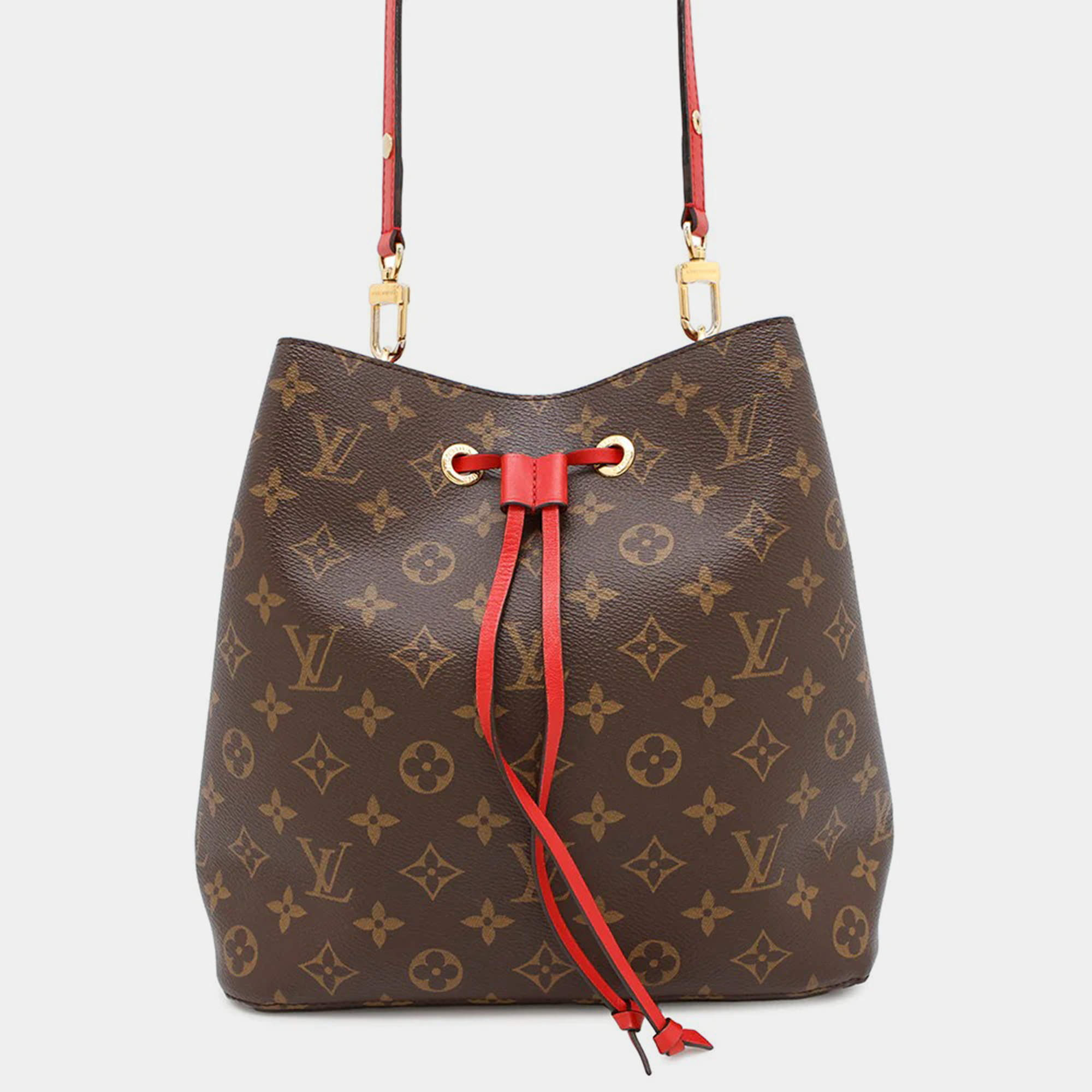 Louis Vuitton NéoNoé MM Coquelicot Monogram Canvas Bag