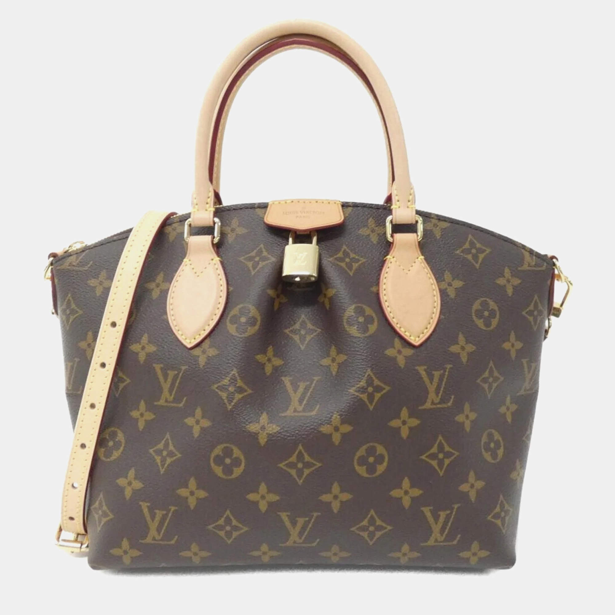 Pre Owned Louis Vuitton Boetie PM Brown Monogram Canvas Handbag