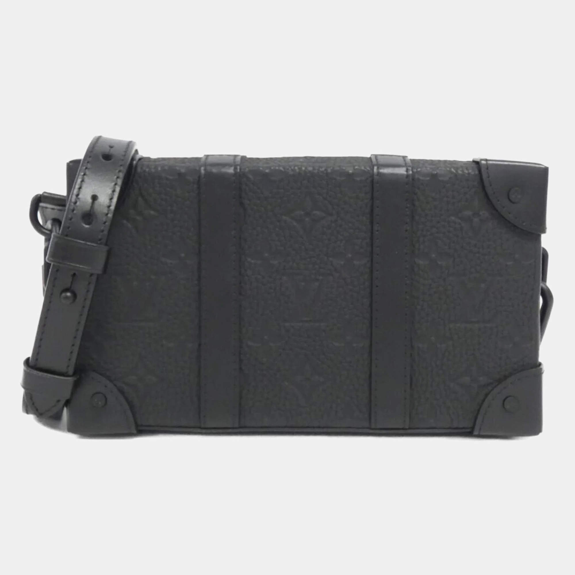 Louis Vuitton Taurillon Monogram Soft Trunk Wallet Shoulder Bag