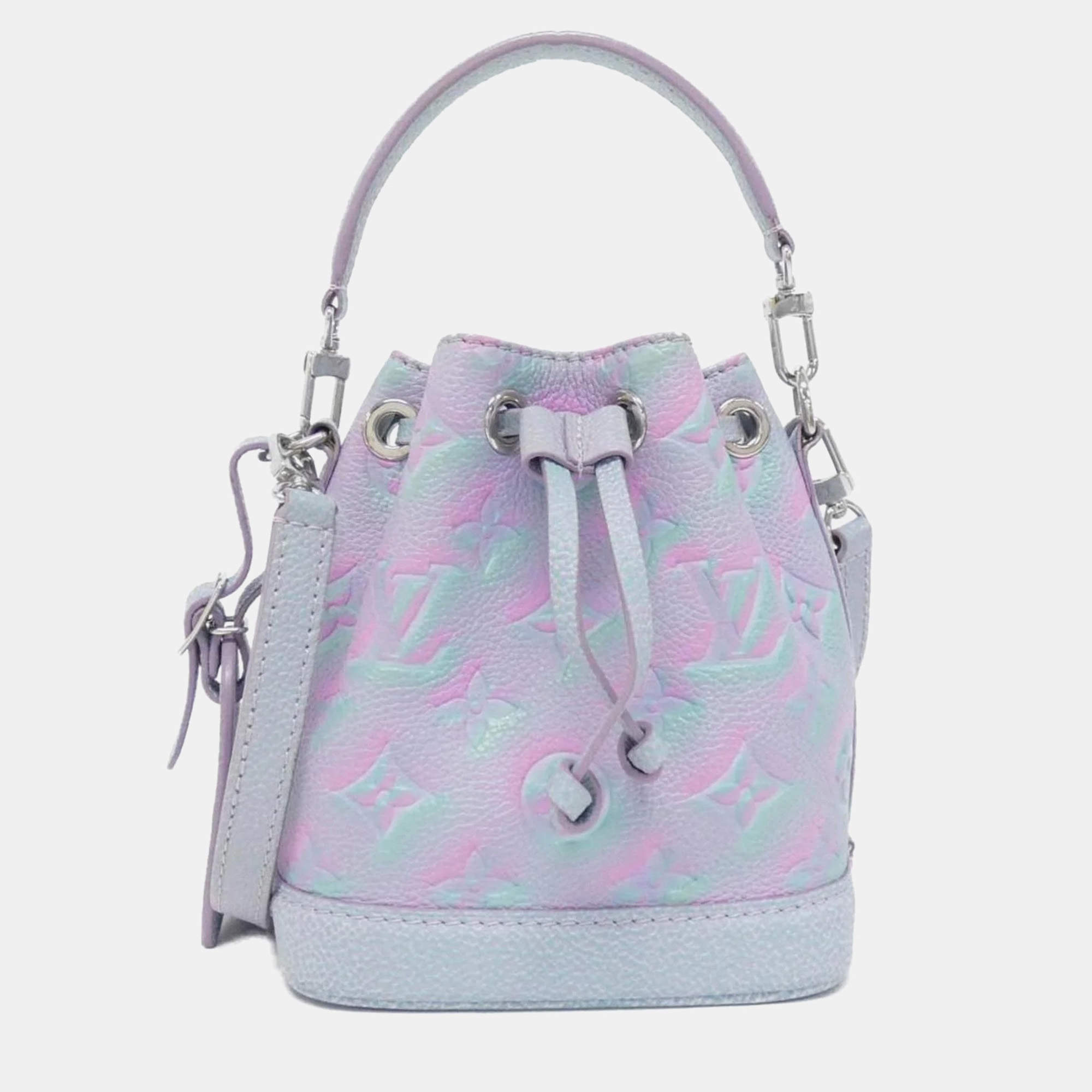 Louis Vuitton Monogram Empreinte (Summer Stardust) Nano Noe Shoulder Bag