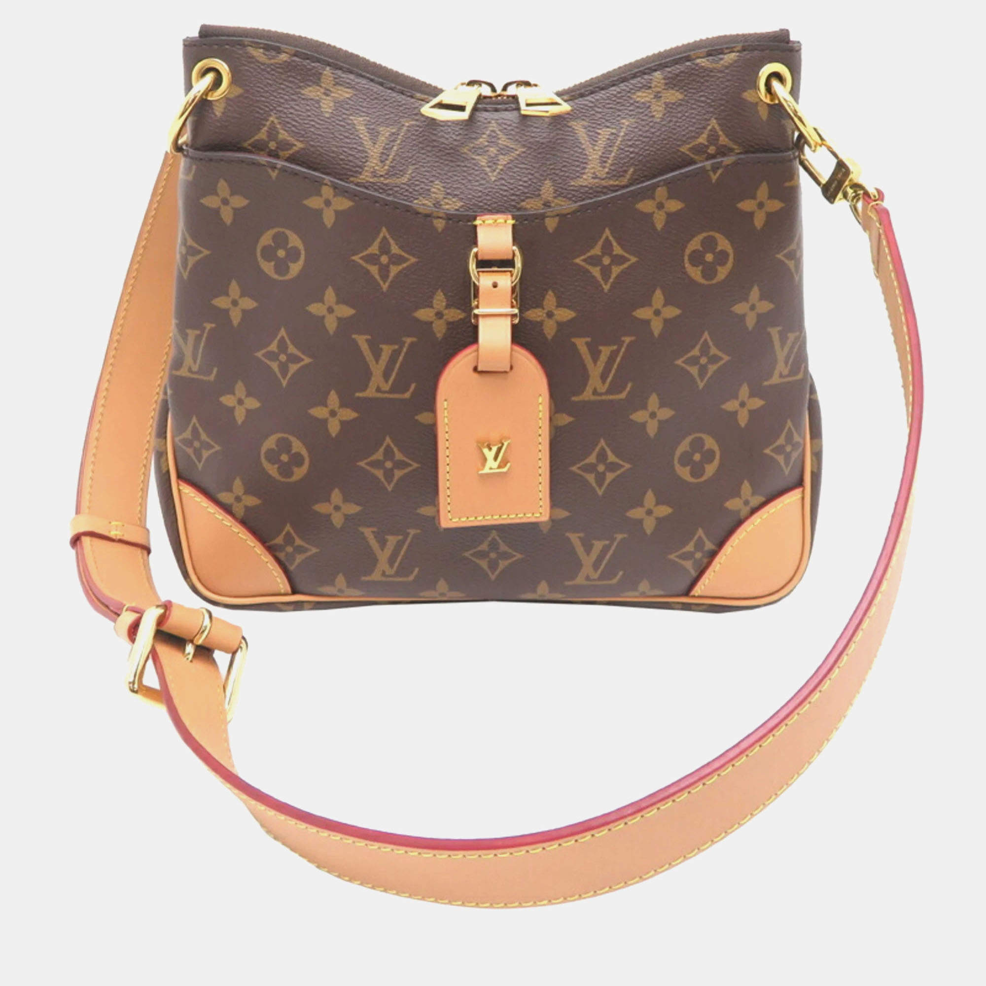 Louis Vuitton Odeon NM PM Brown Monogram Canvas Shoulder Bag