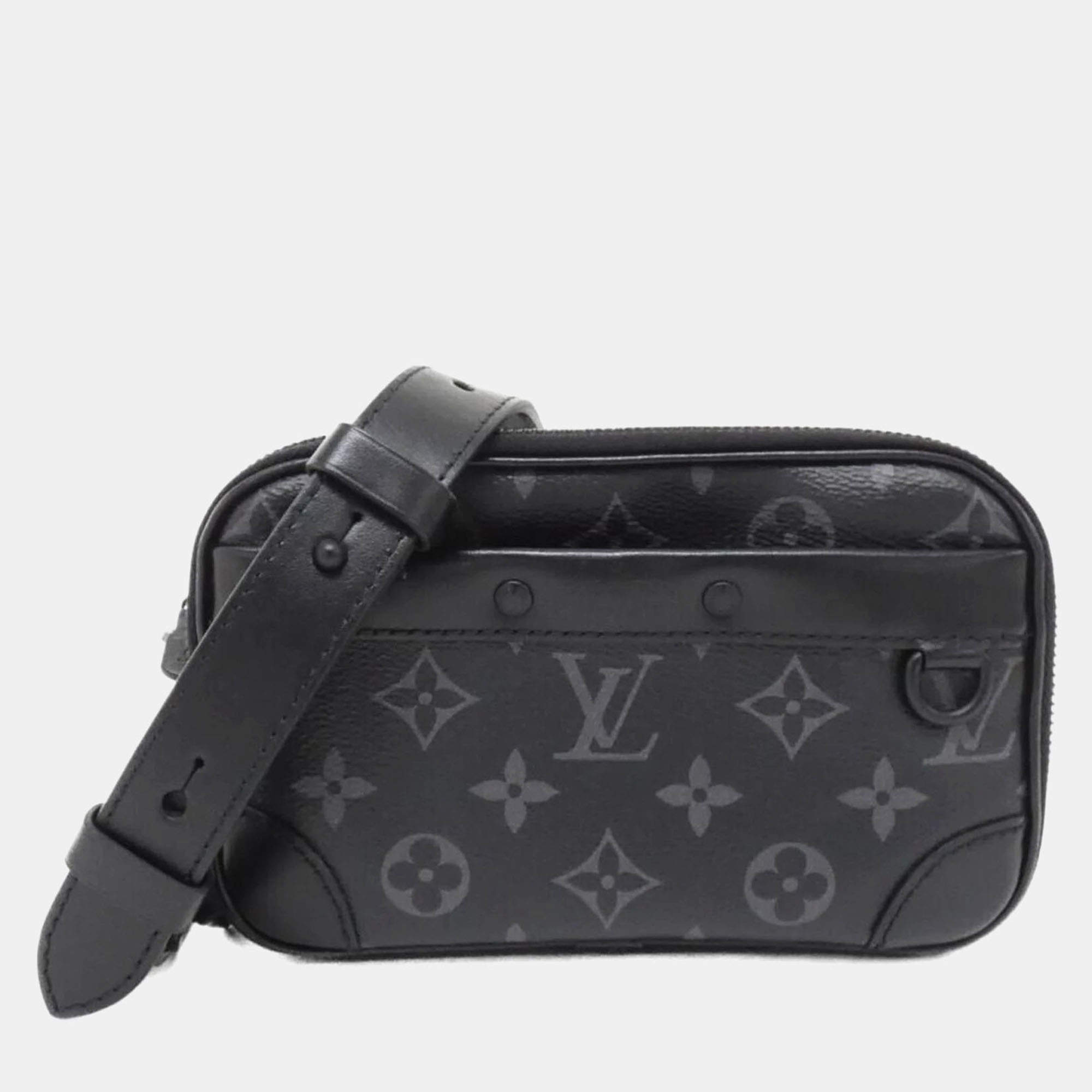 Louis Vuitton Monogram Eclipse Alpha Wearable Wallet Shoulder Bag