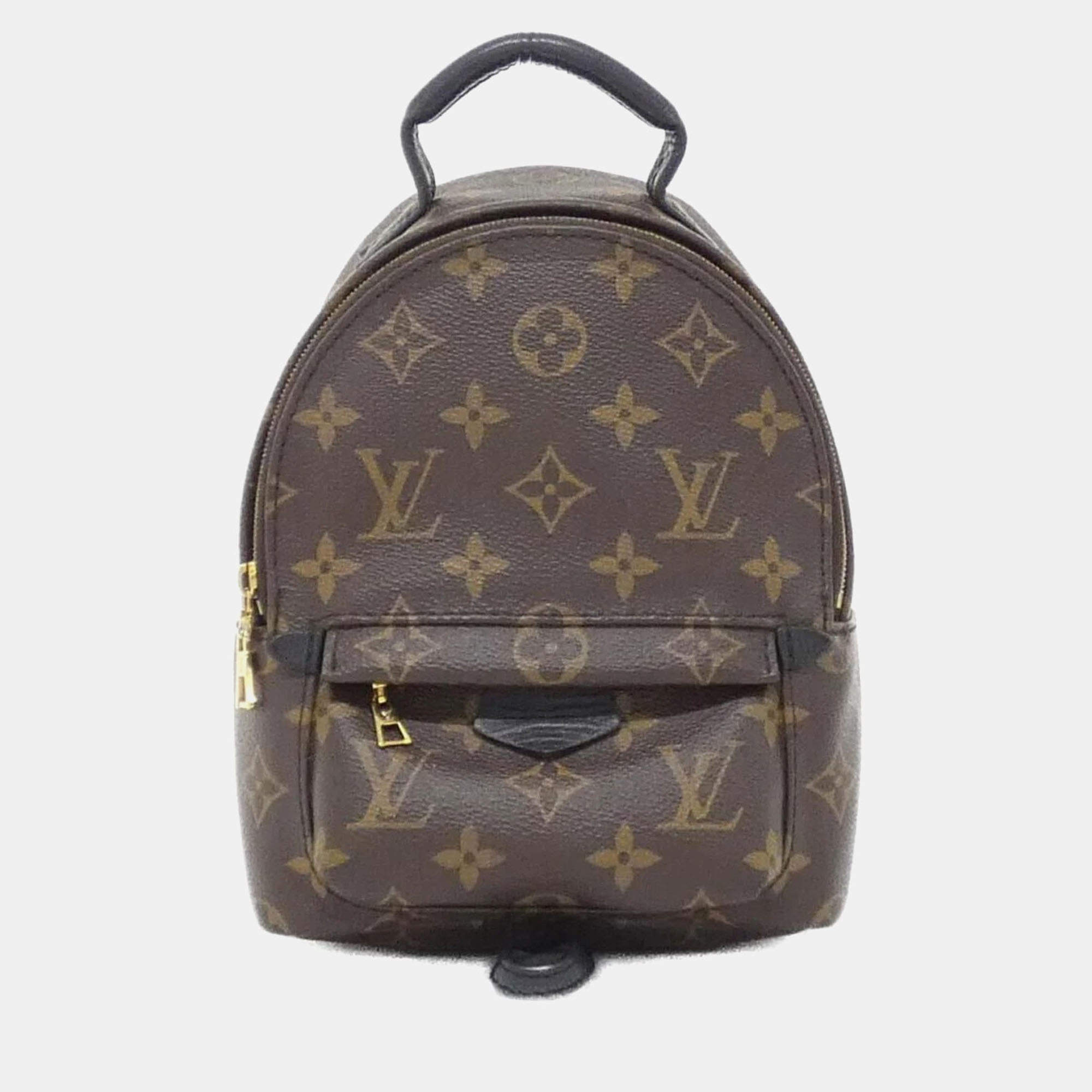  Louis Vuitton Palm Springs Mini Monogram Backpack 
