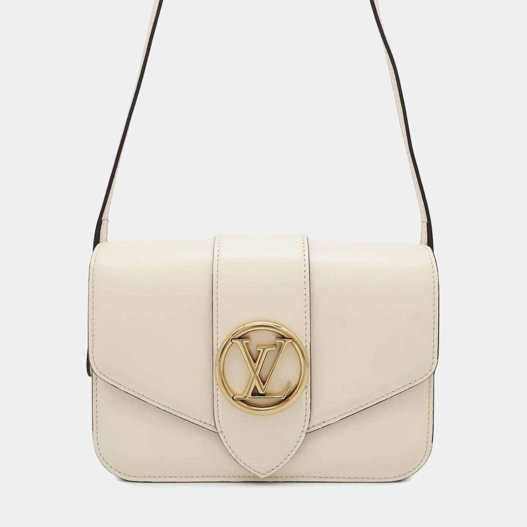 Louis Vuitton Shoulder Bag Pont Neuf Smooth Leather