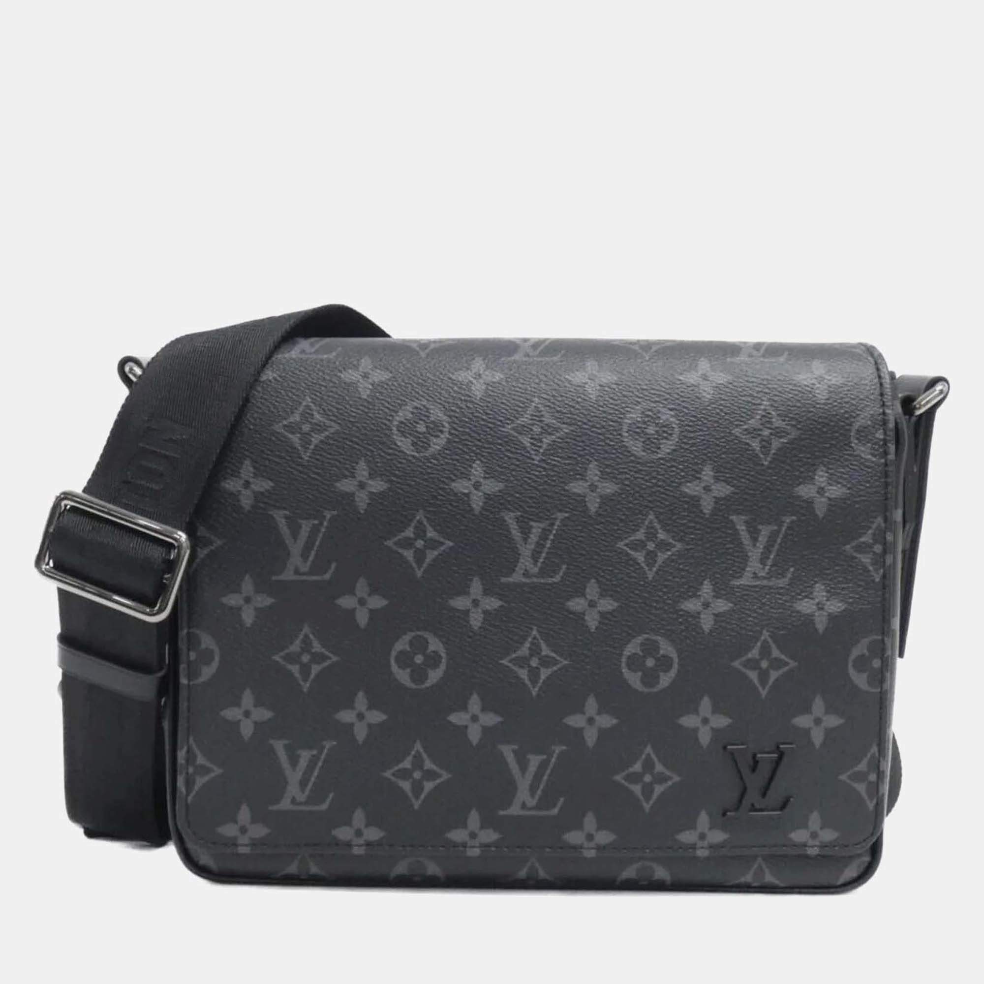 Louis Vuitton Monogram Eclipse District Pm Shoulder Bag
