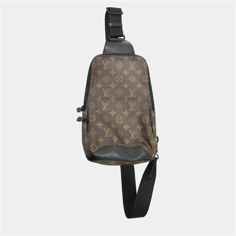 Louis Vuitton Monogram macassar Crossbody Bag Brown
