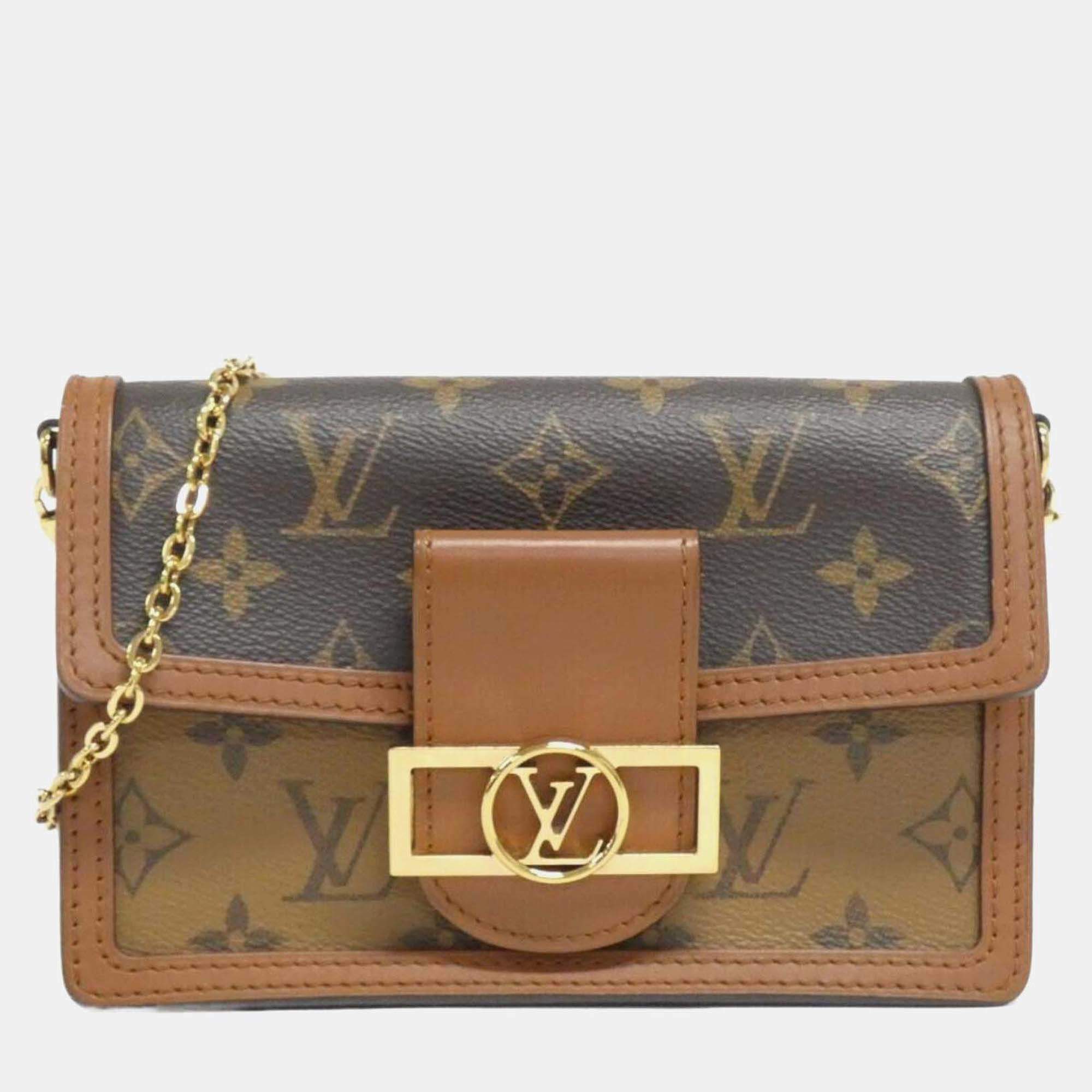 Louis Vuitton Monogram Portefeuille Dauphine Chain Wallet