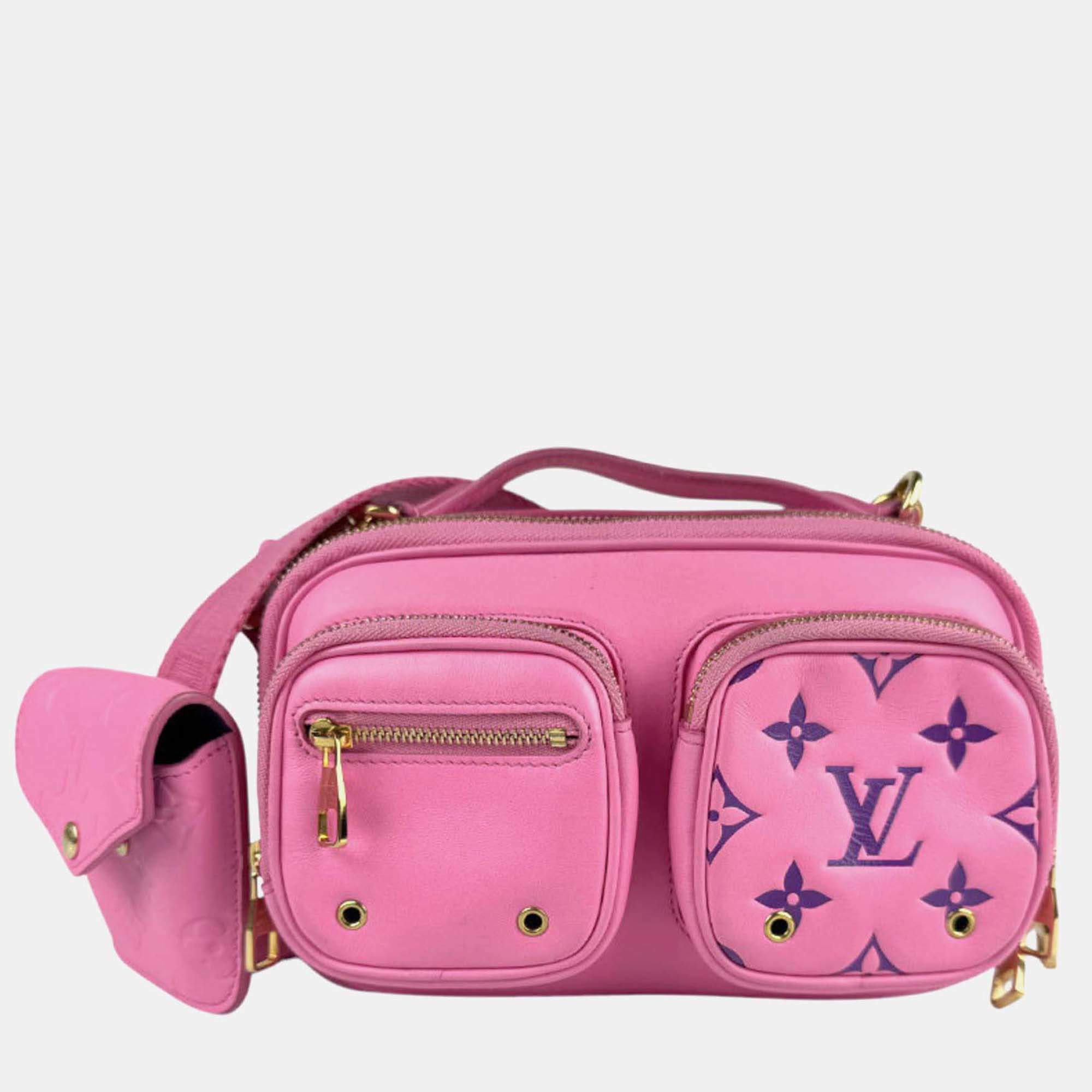 Louis Vuitton Shoulder Bag Capsule Collection Utility Crossbody Leather Rose