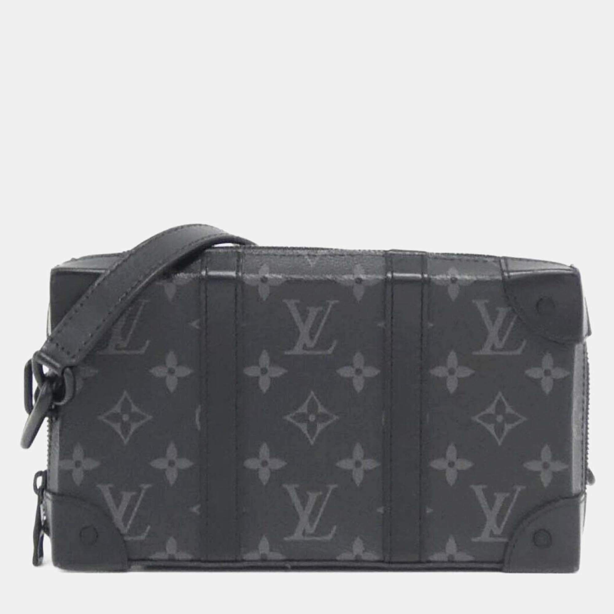 Louis Vuitton Monogram Eclipse Soft Trunk Wallet Shoulder Bag