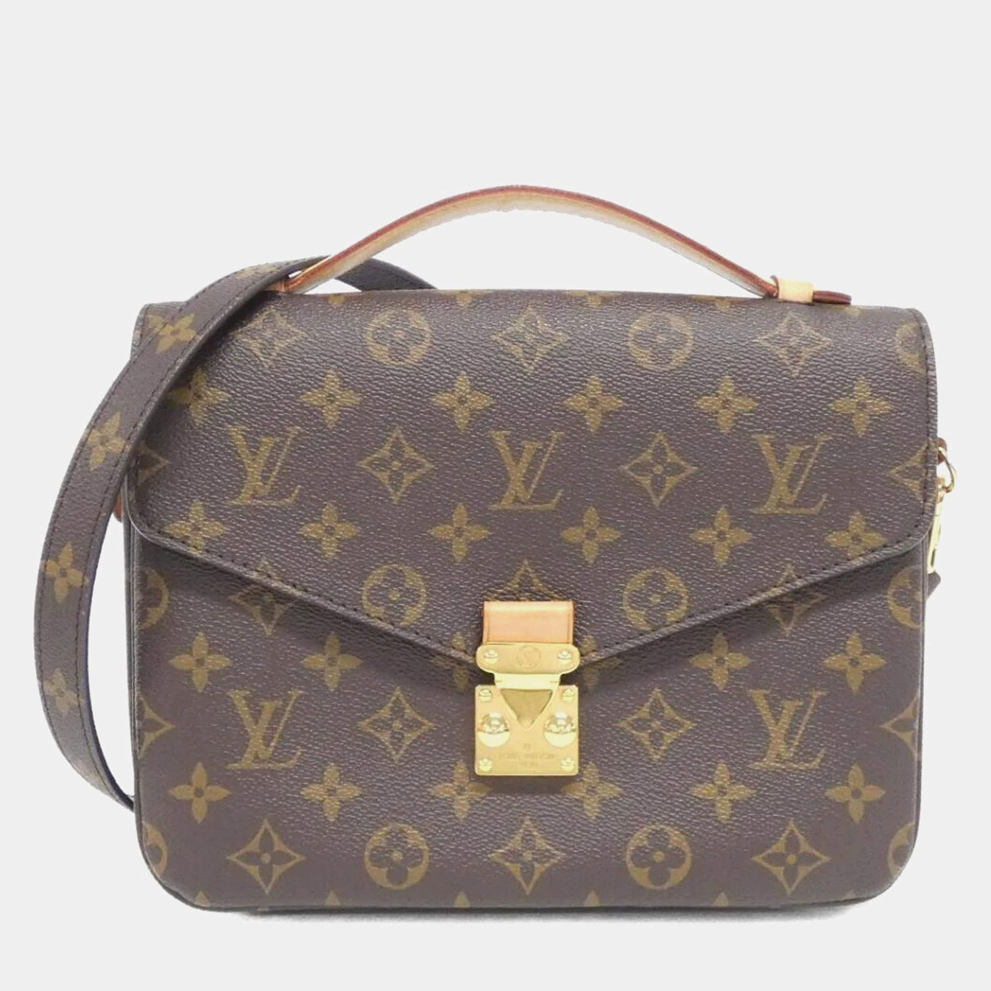Louis Vuitton Pochette Metis MM Monogram Canvas Shoulder Bag