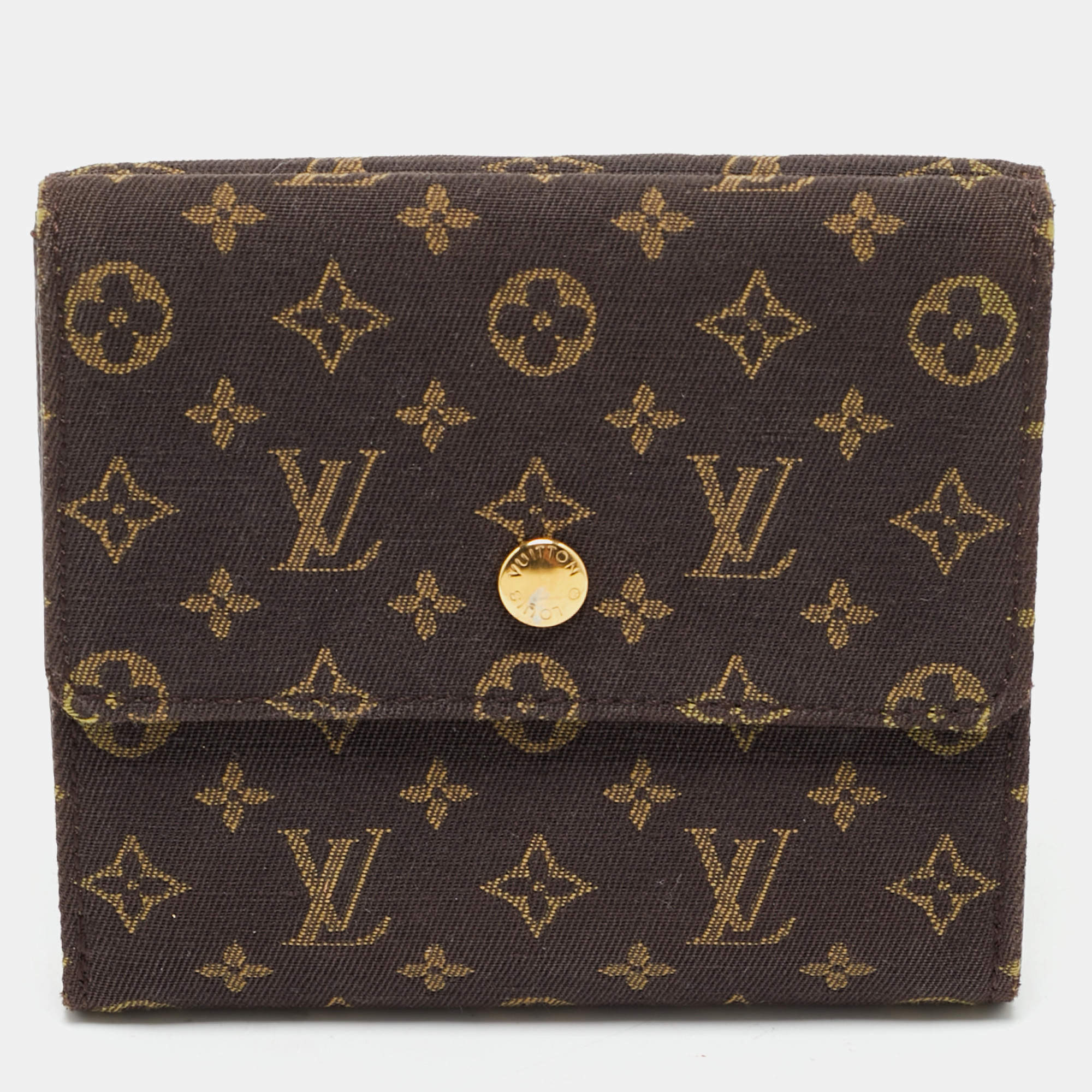 Louis Vuitton Monogram Mini Lin Elise Wallet