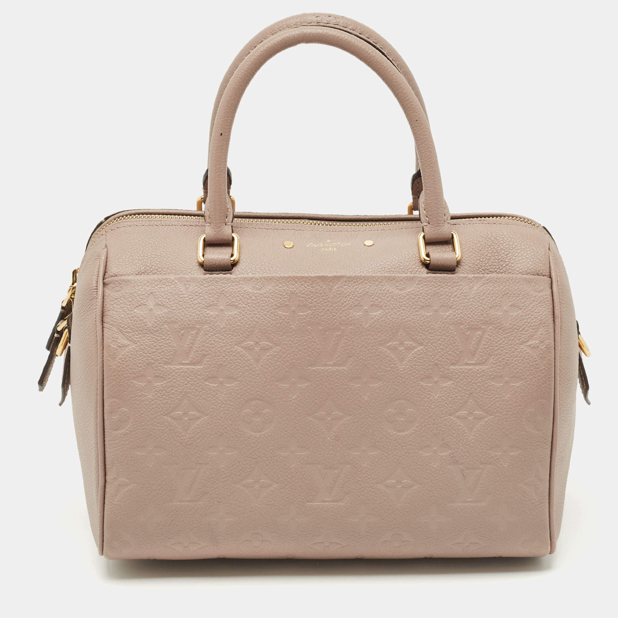 Pre Owned حقيبة لوي فيتون سبيدي باندوليير جلد أمبرينت أرجواني 25