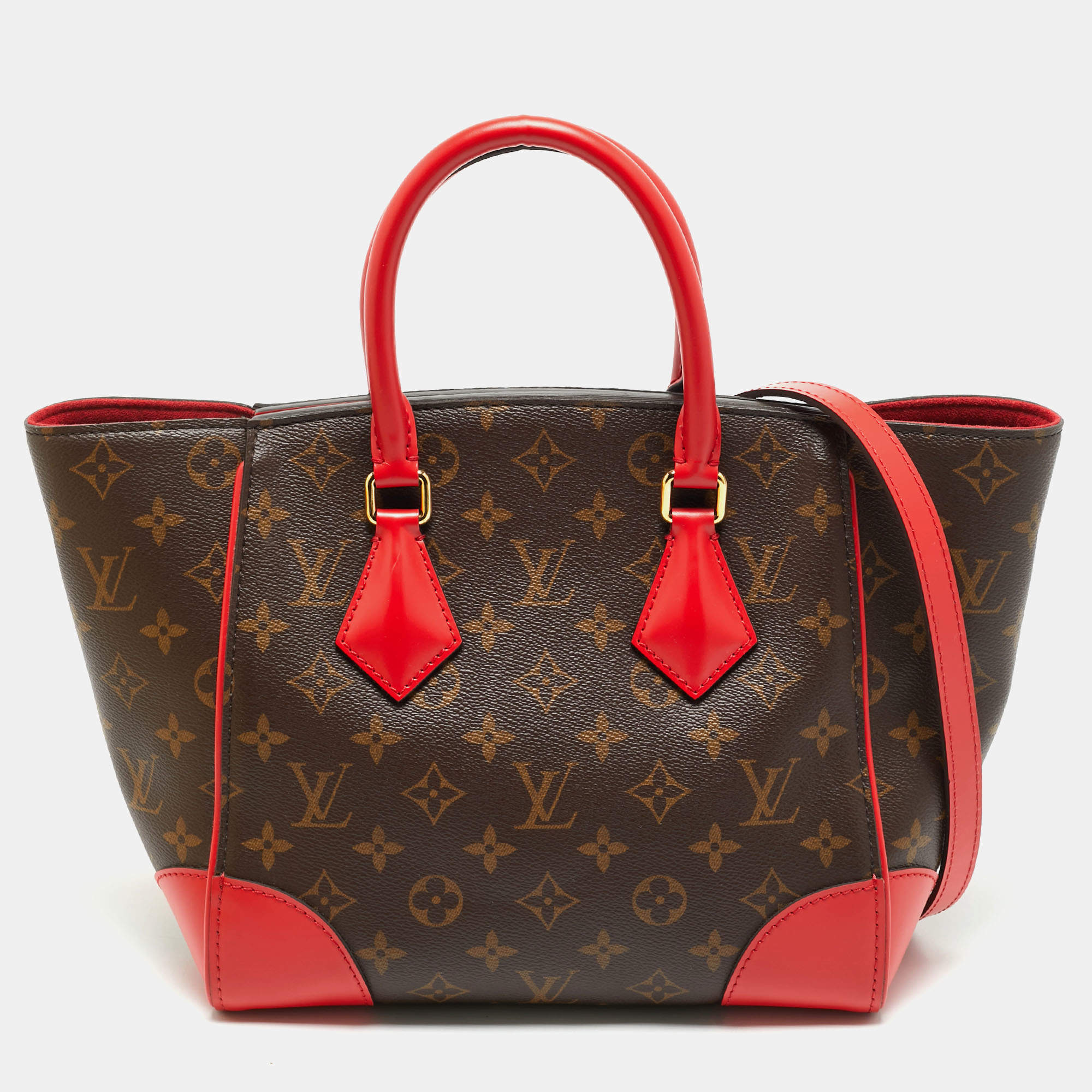 Louis Vuitton Coquelicot Monogram Canvas Phenix PM Bag