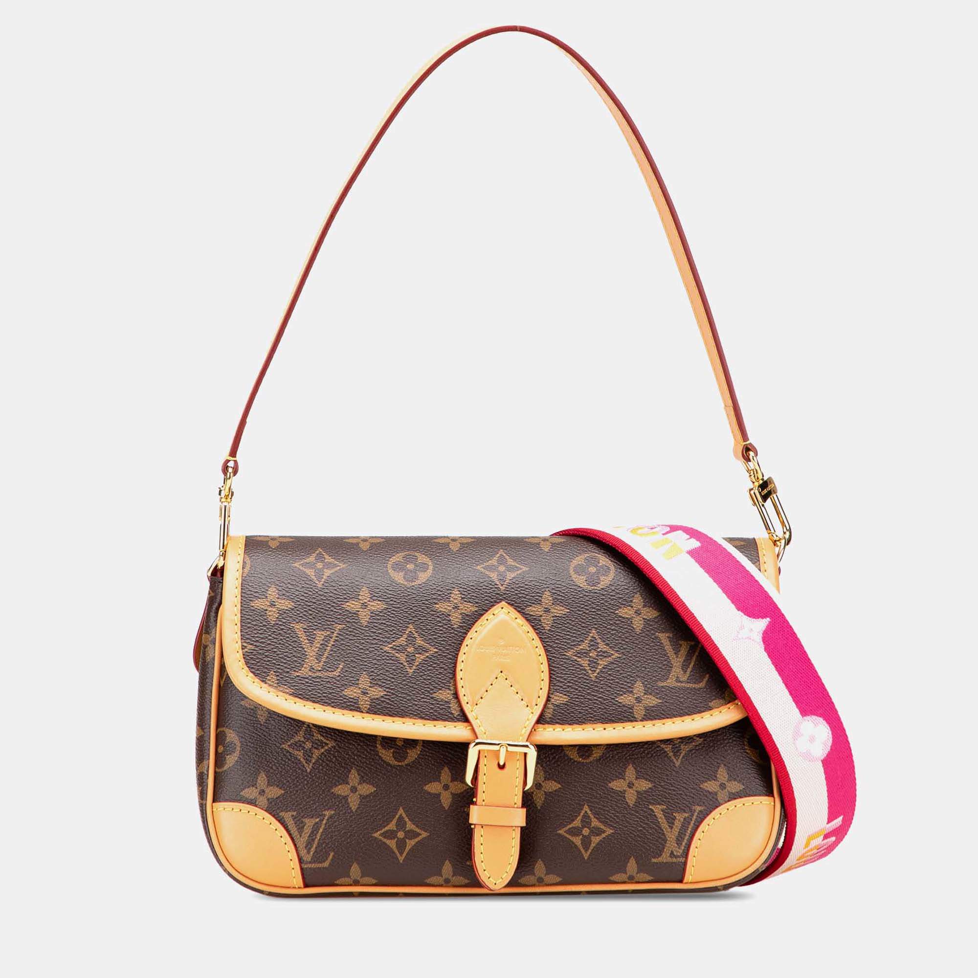 Pre Owned Louis Vuitton Brown Monogram Diane