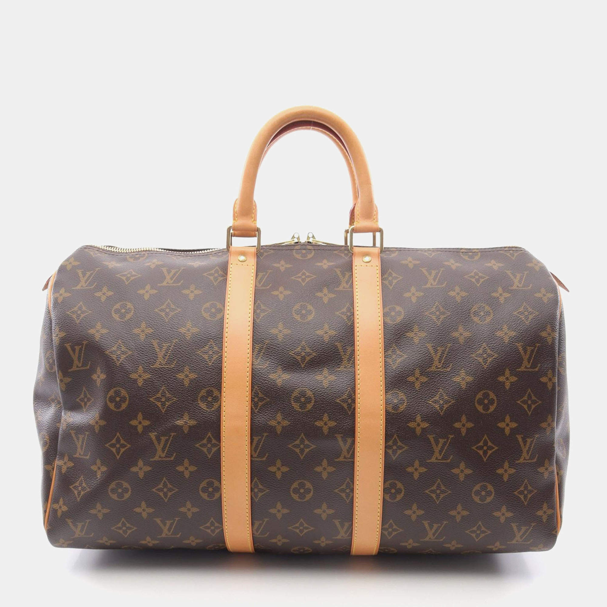 Louis Vuitton Keepall 45 Travelling Hand Bag  Monogram Canvas