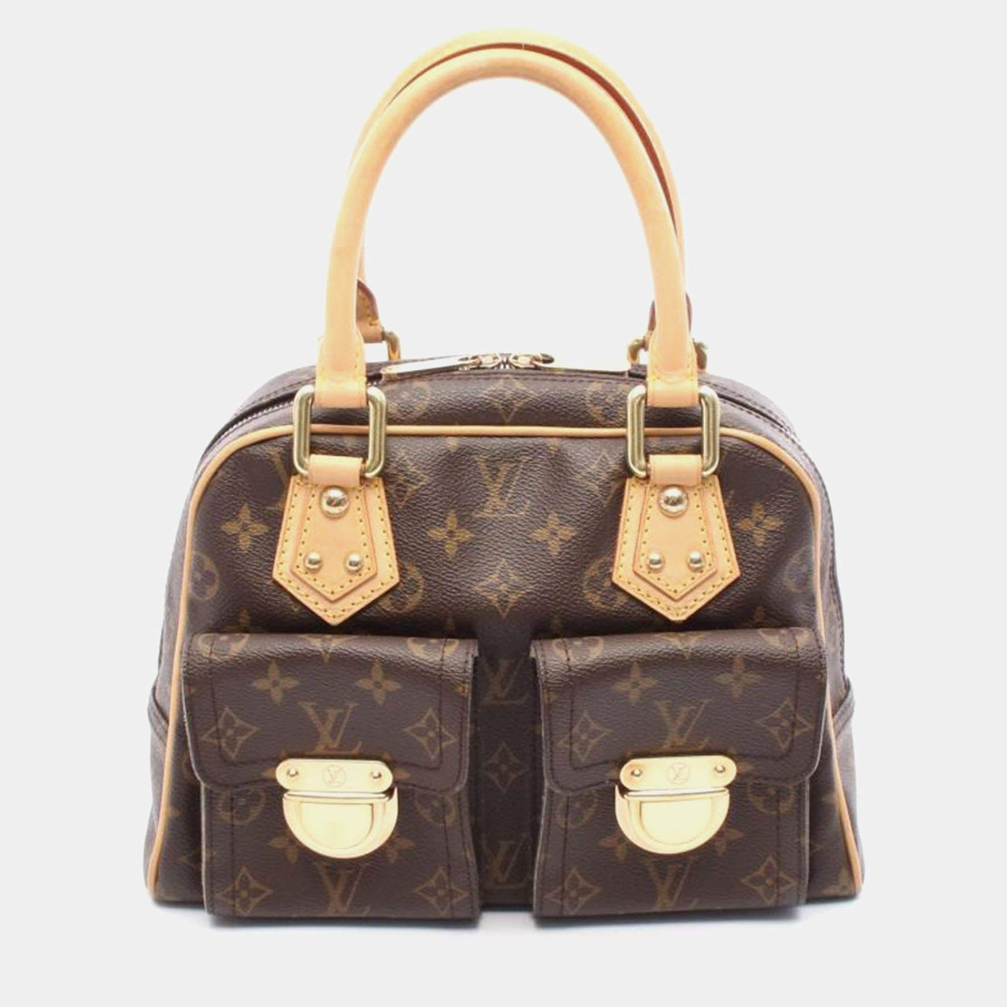 Pre Owned Louis Vuitton Manhattan Pm Monogram