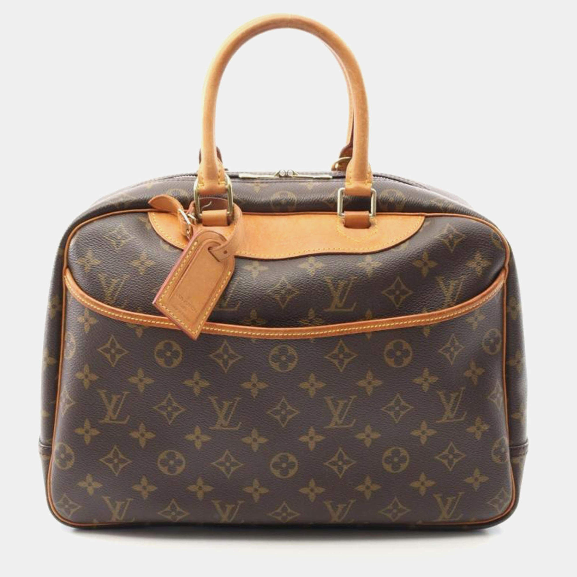 Pre Owned Louis Vuitton Deauville Bowling Vanity Monogram
