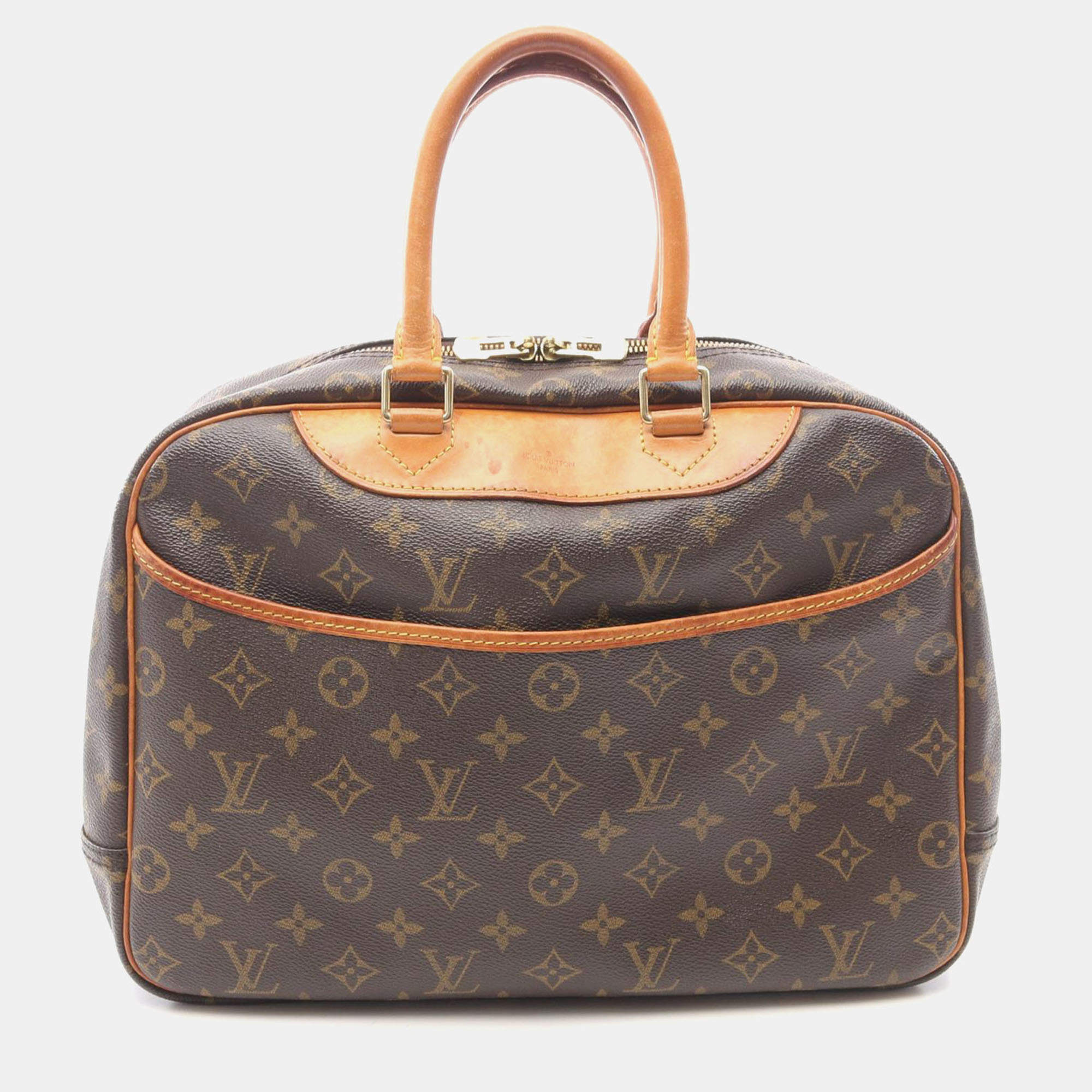 Pre Owned Louis Vuitton Deauville Bowling Vanity Monogram