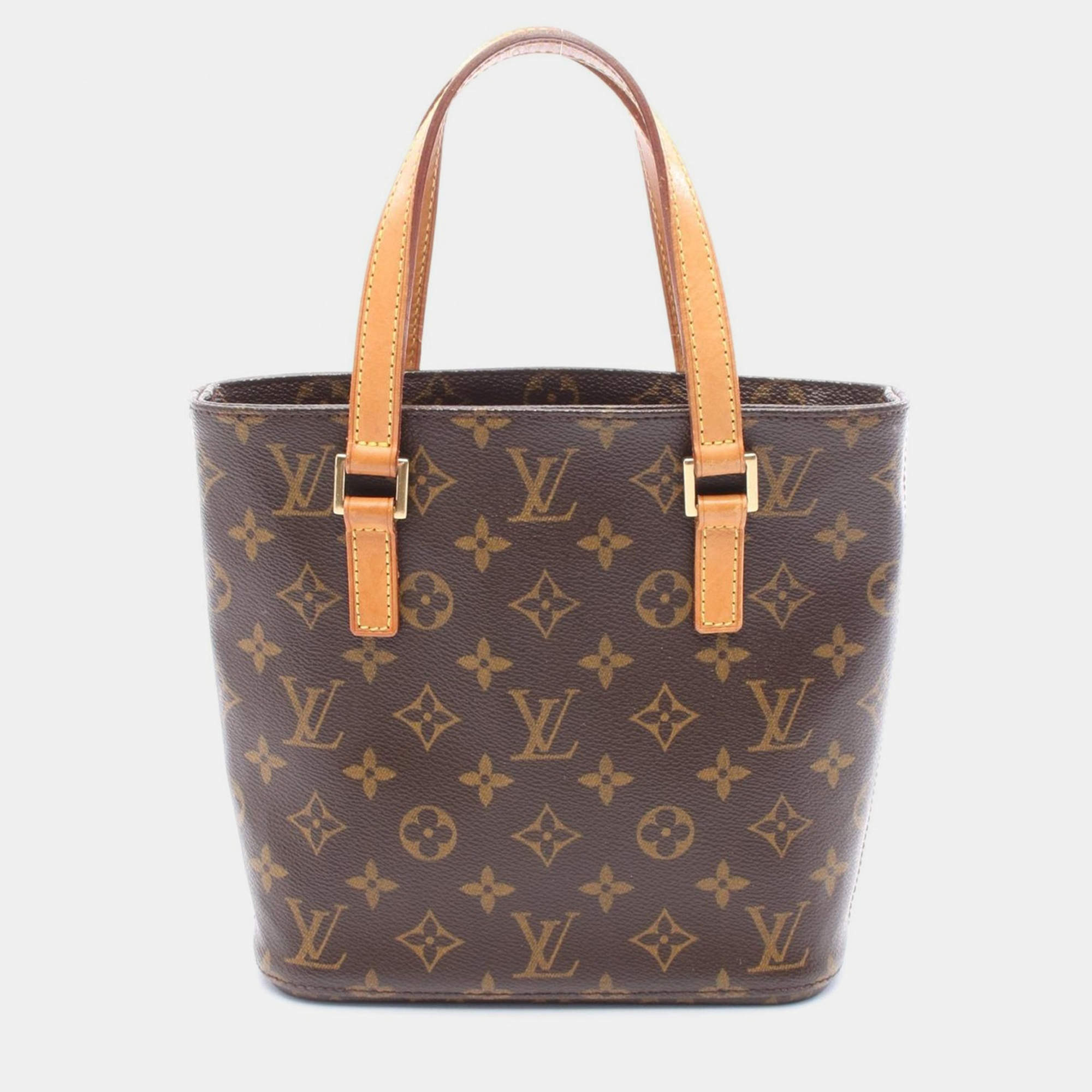 Pre Owned Louis Vuitton Vavin PM Brown Monogram Canvas Tote Bag