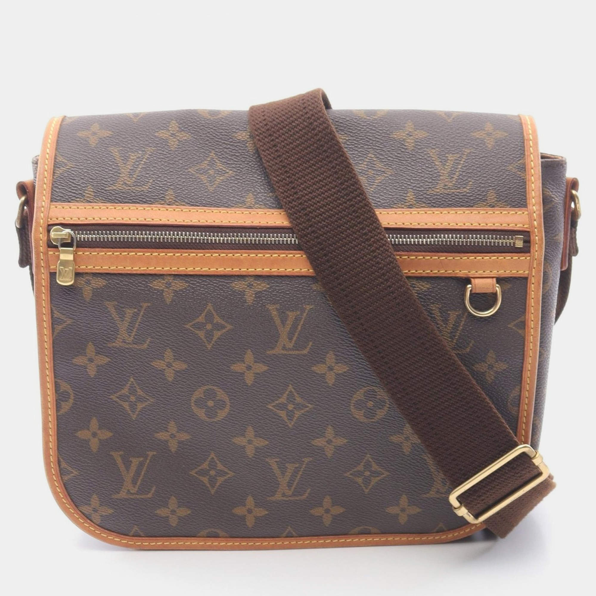 مملوكة مسبقًا حقيبة كتف لويس فيتون مسنجر بي إم بوسفور مونوغرام كانفاس