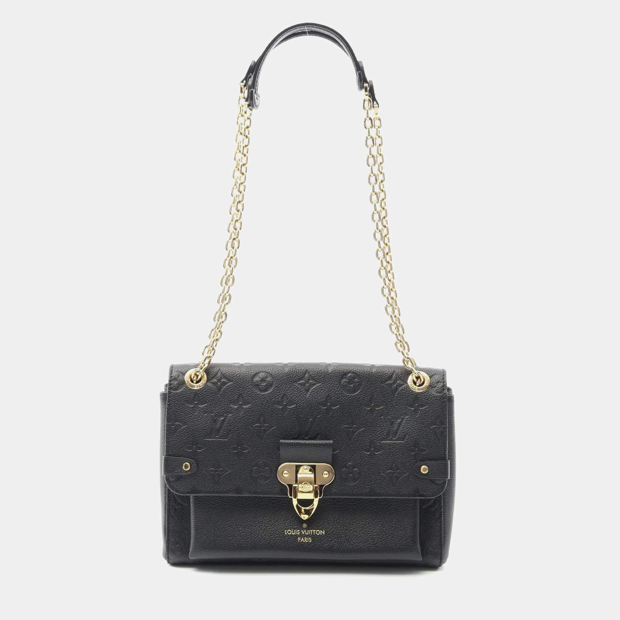 Louis Vuitton Vavinpm Chain Shoulder Bag  Monogram Empreinte Noir