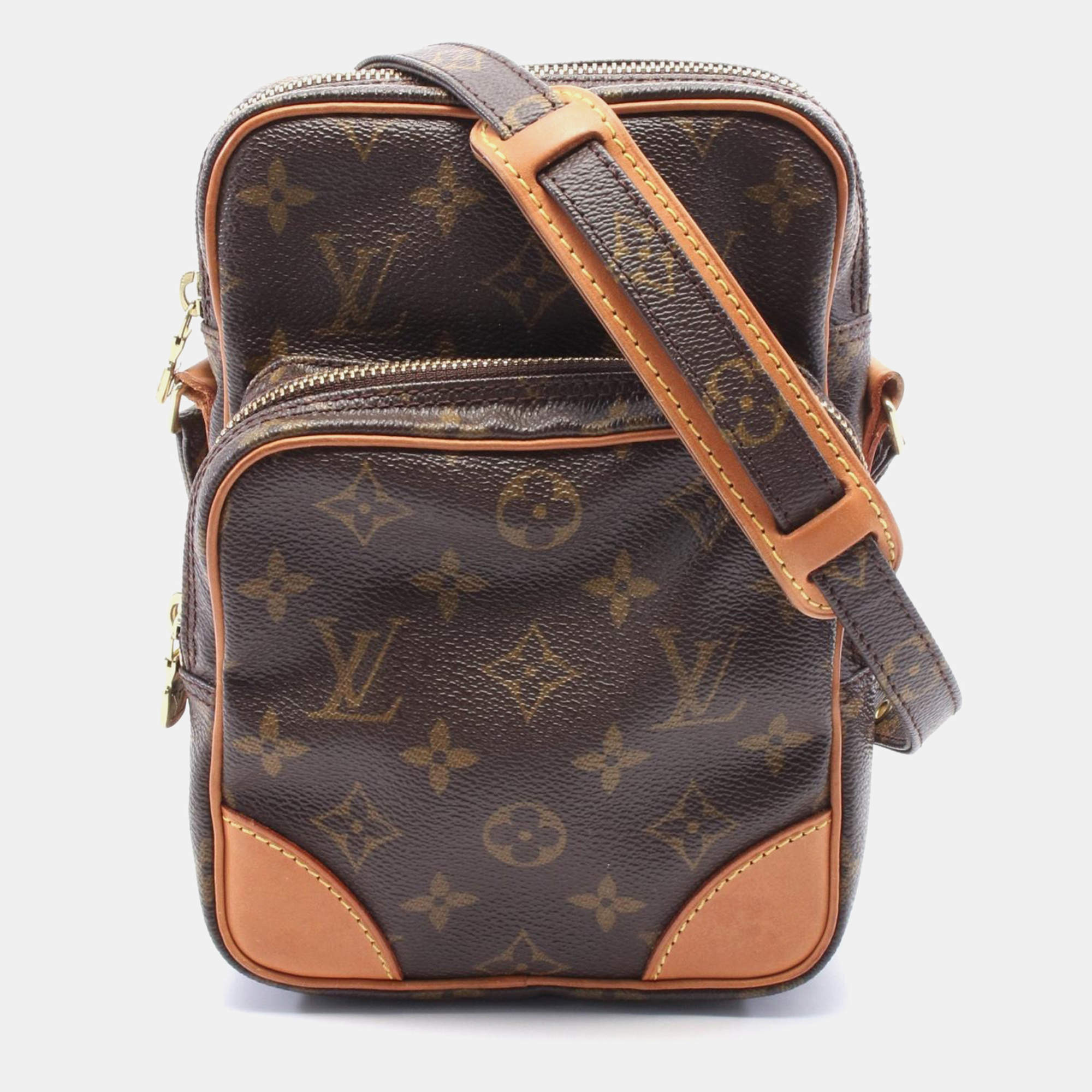 Pre Owned Louis Vuitton Amazon Brown Monogram Canvas Shoulder Bag