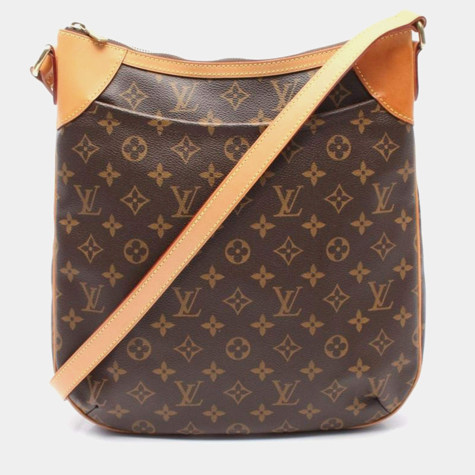 Pre Owned Louis Vuitton Odeon MM Monogram Canvas Shoulder Bag