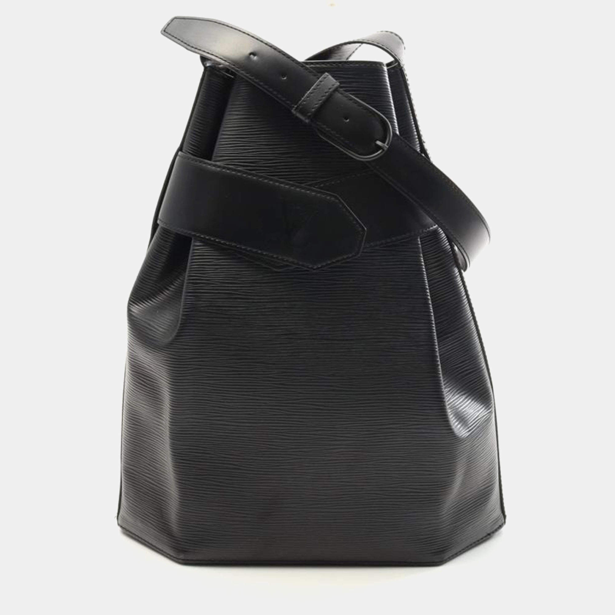 Pre Owned Louis Vuitton Sac De Paul GM Epi Leather Black Shoulder Bag