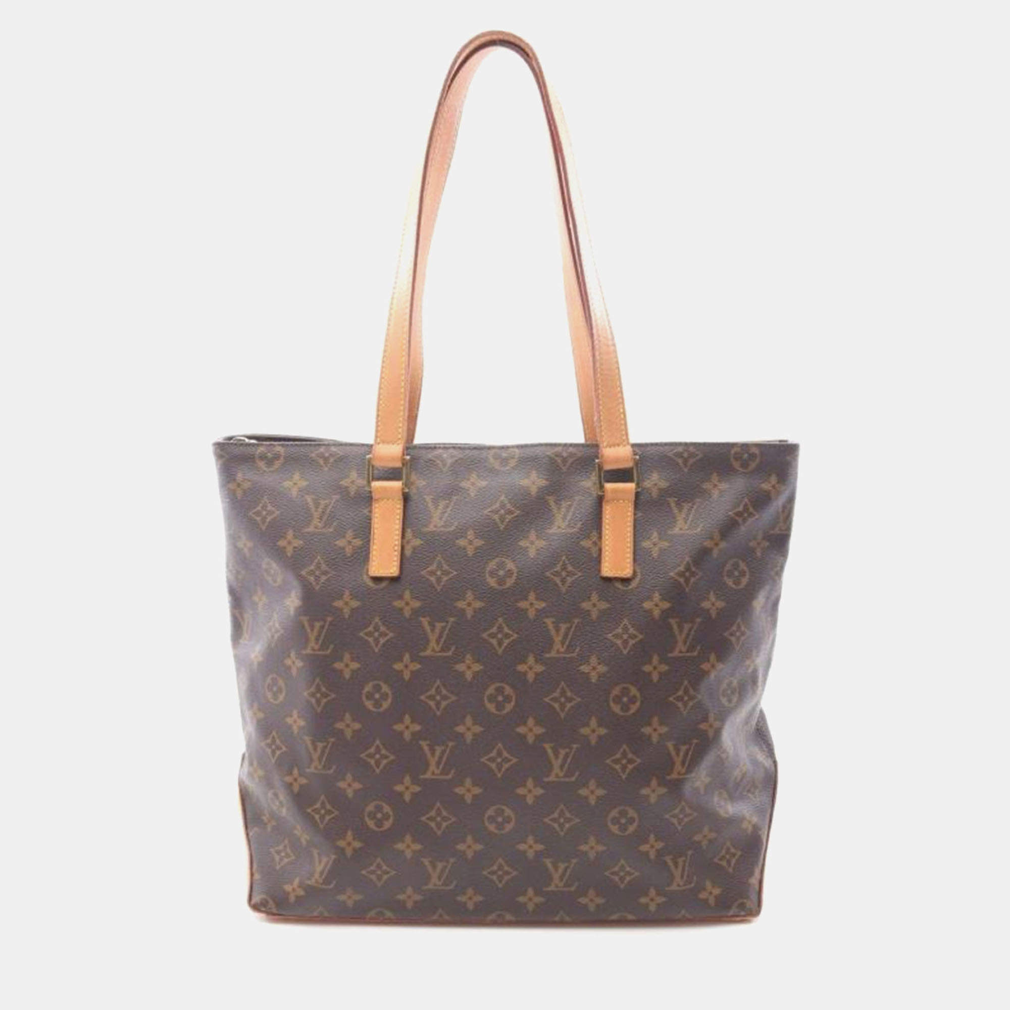 Pre Owned Louis Vuitton Kabamezo Brown Monogram Canvas Shoulder Bag