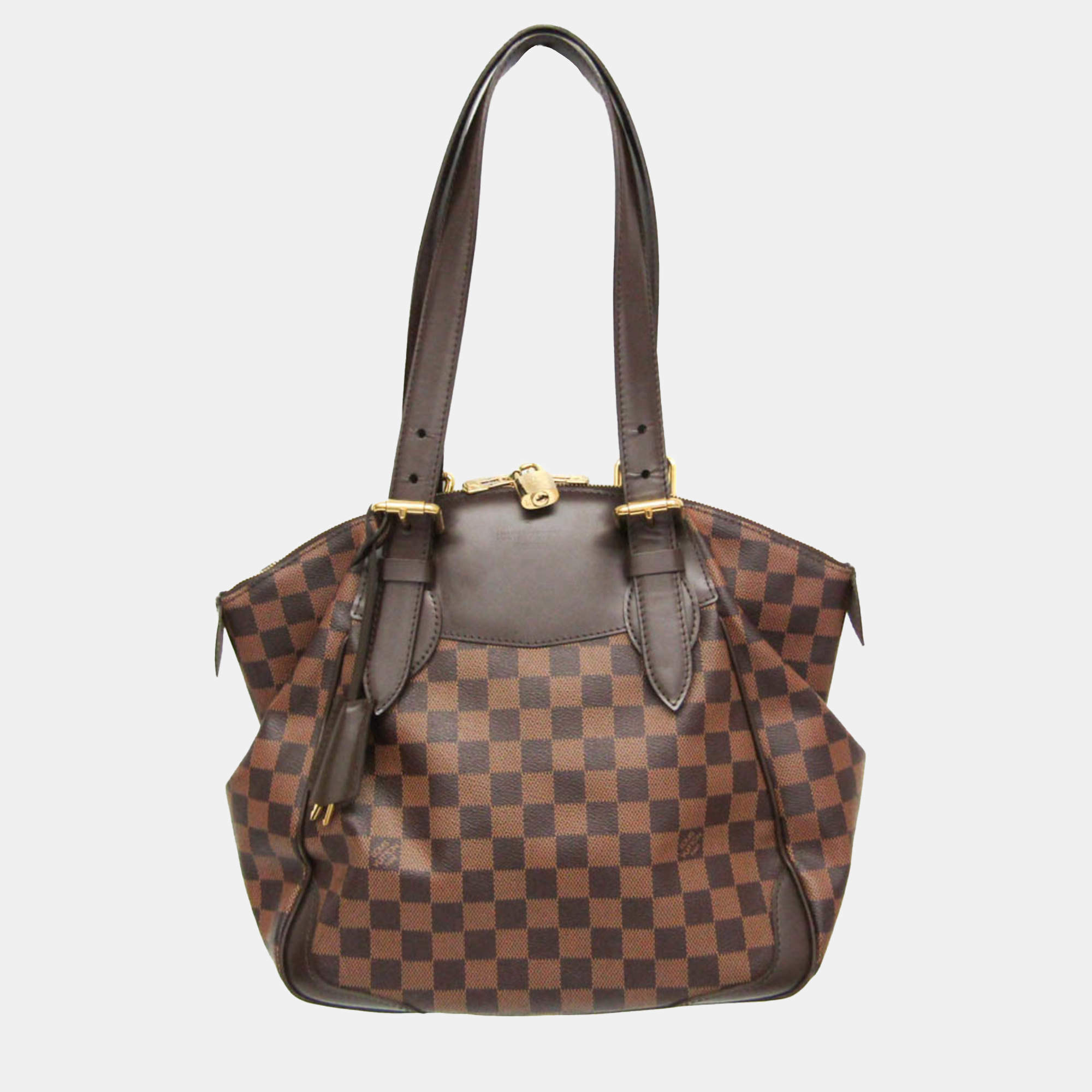 Pre Owned Louis Vuitton Verona MM Damier Ebene Canvas Shoulder Bag