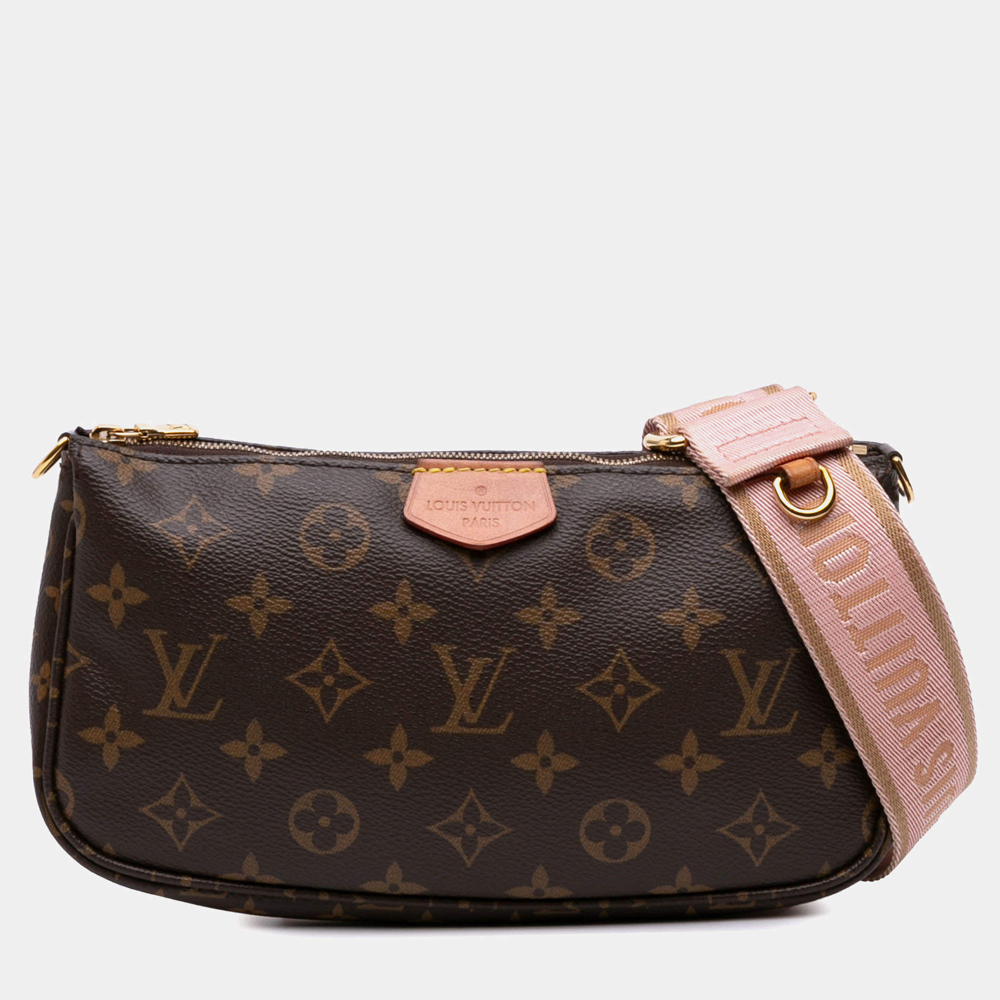 Pre Owned Louis Vuitton Brown Monogram Multi Pochette Accessoires