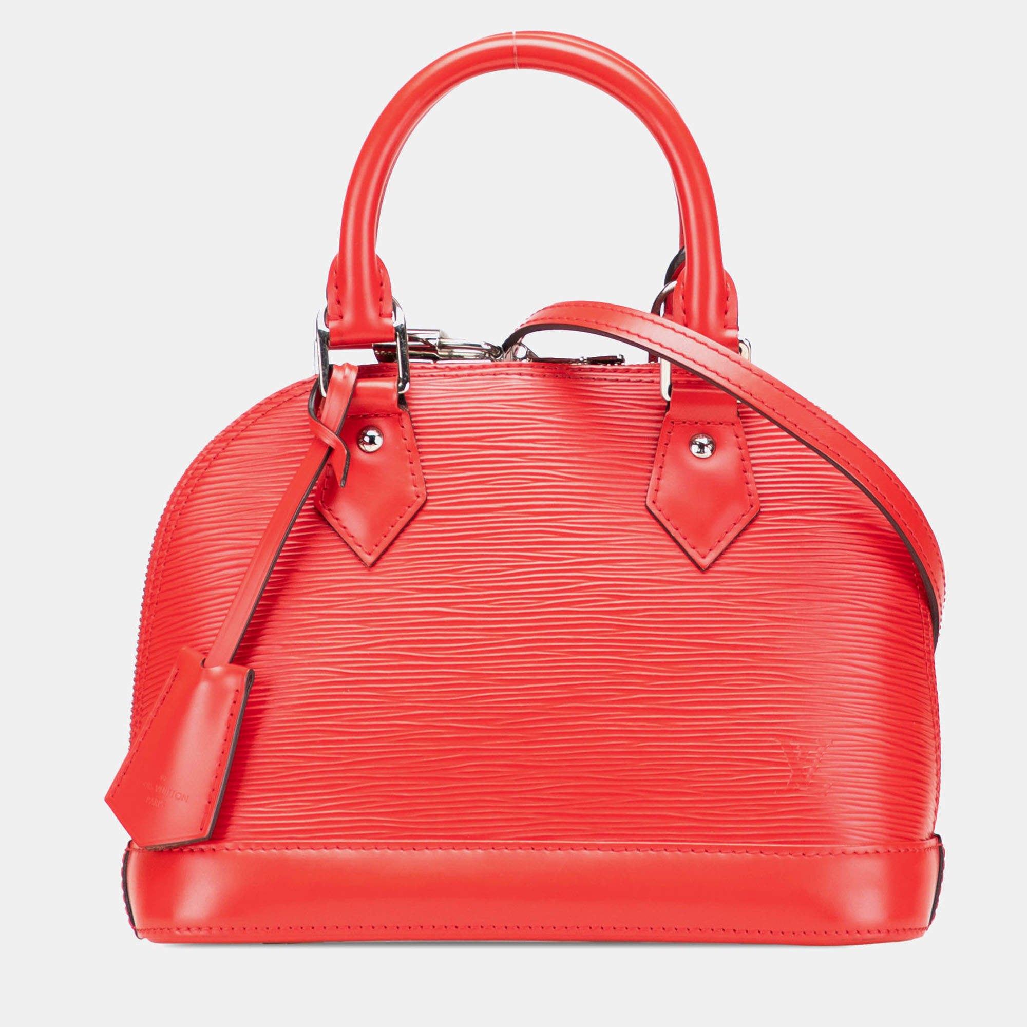 Pre Owned Louis Vuitton Red Epi Alma BB