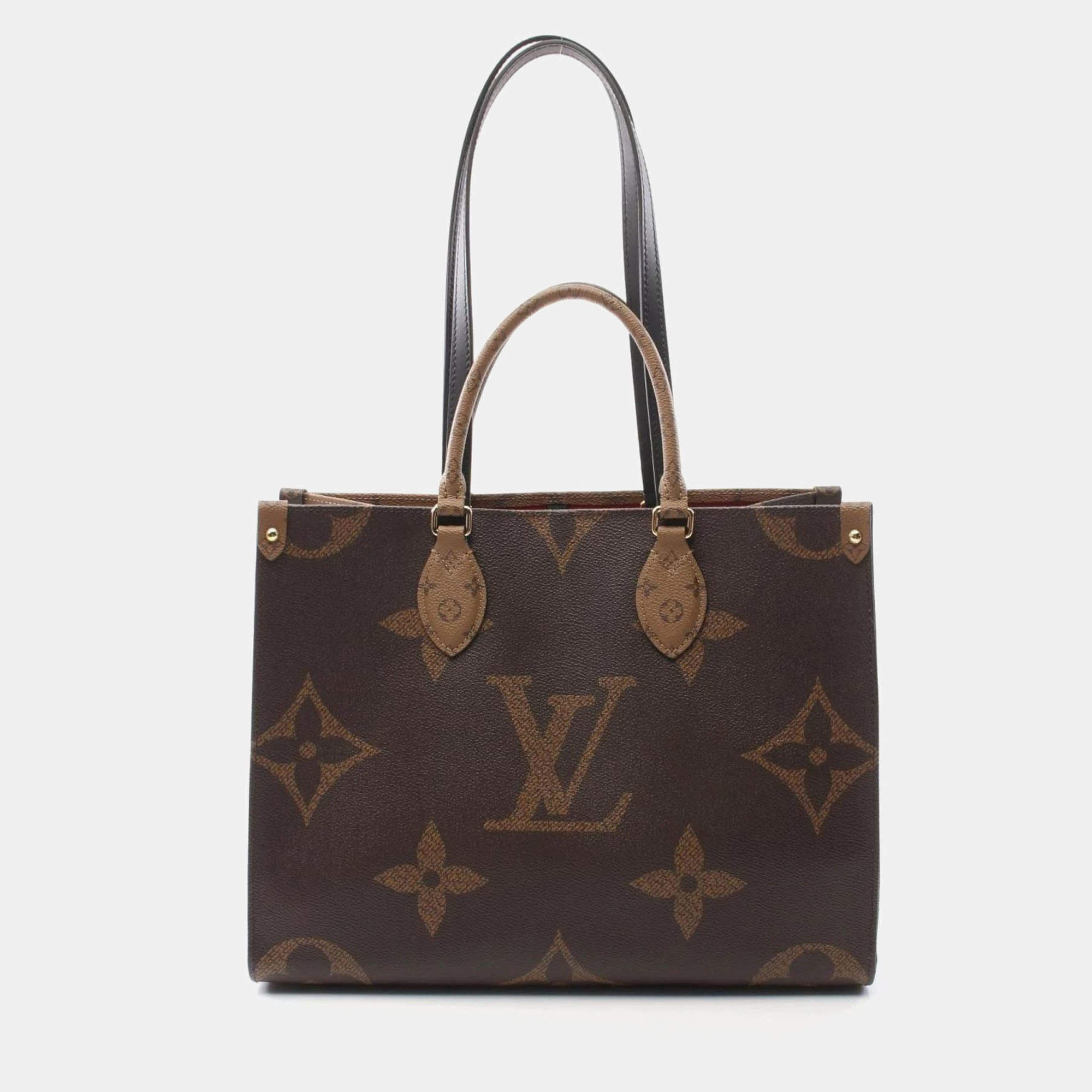 Pre Owned Louis Vuitton OnTheGo MM Monogram Giant Canvas Tote Bag