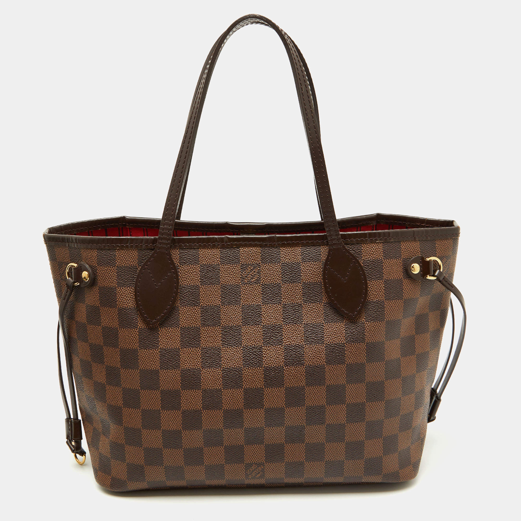 مملوكة مسبقًا حقيبة لوي فيتون نافرفول PM كانفاس إيبني داميه